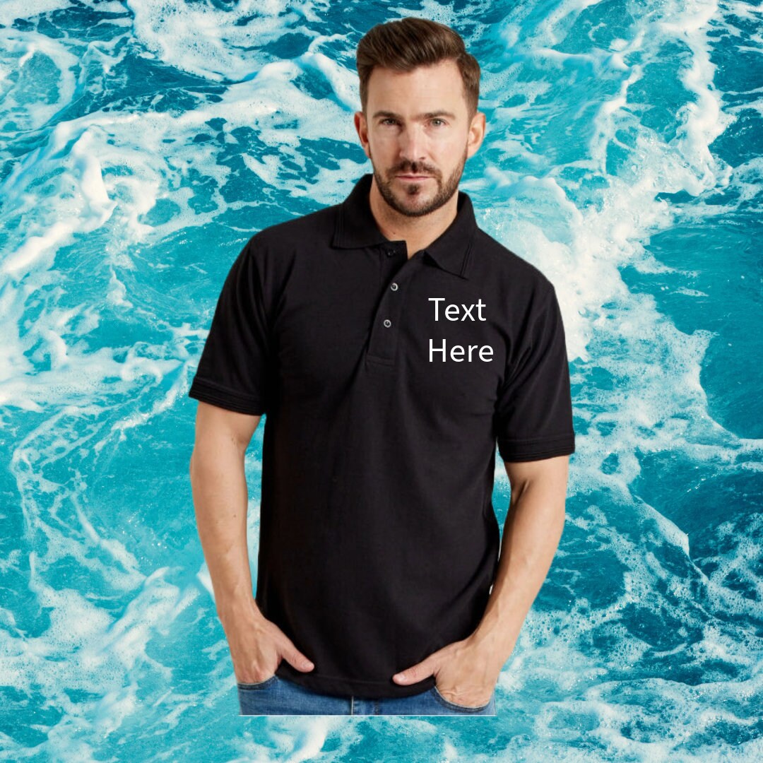 Personalised Embroidered Logo Polo Shirt - Custom Workwear Uniform UK | Business Branding