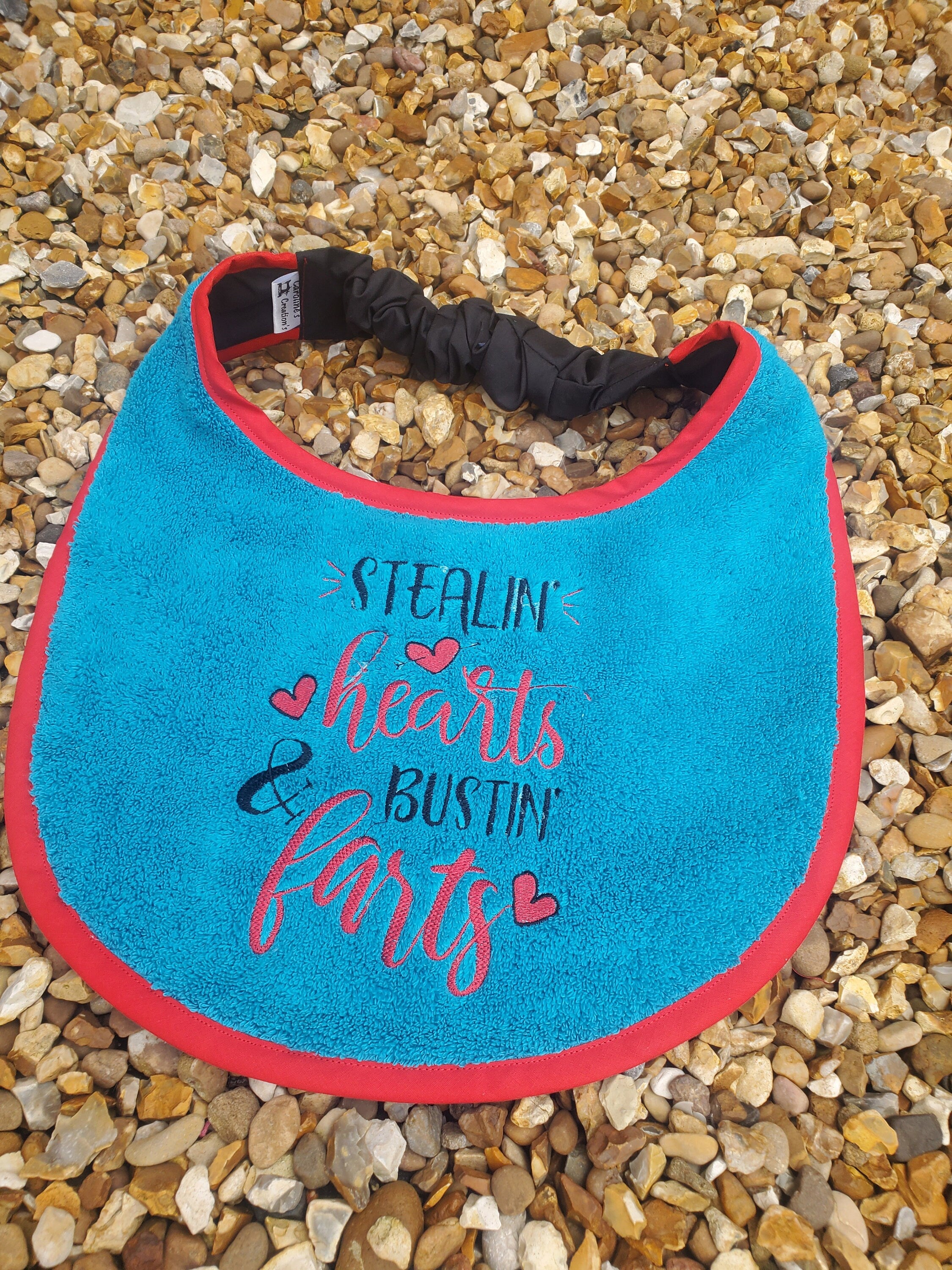 Large Breed Dog Bib: Absorbent Terry Towel, Newfoundland, Personalized