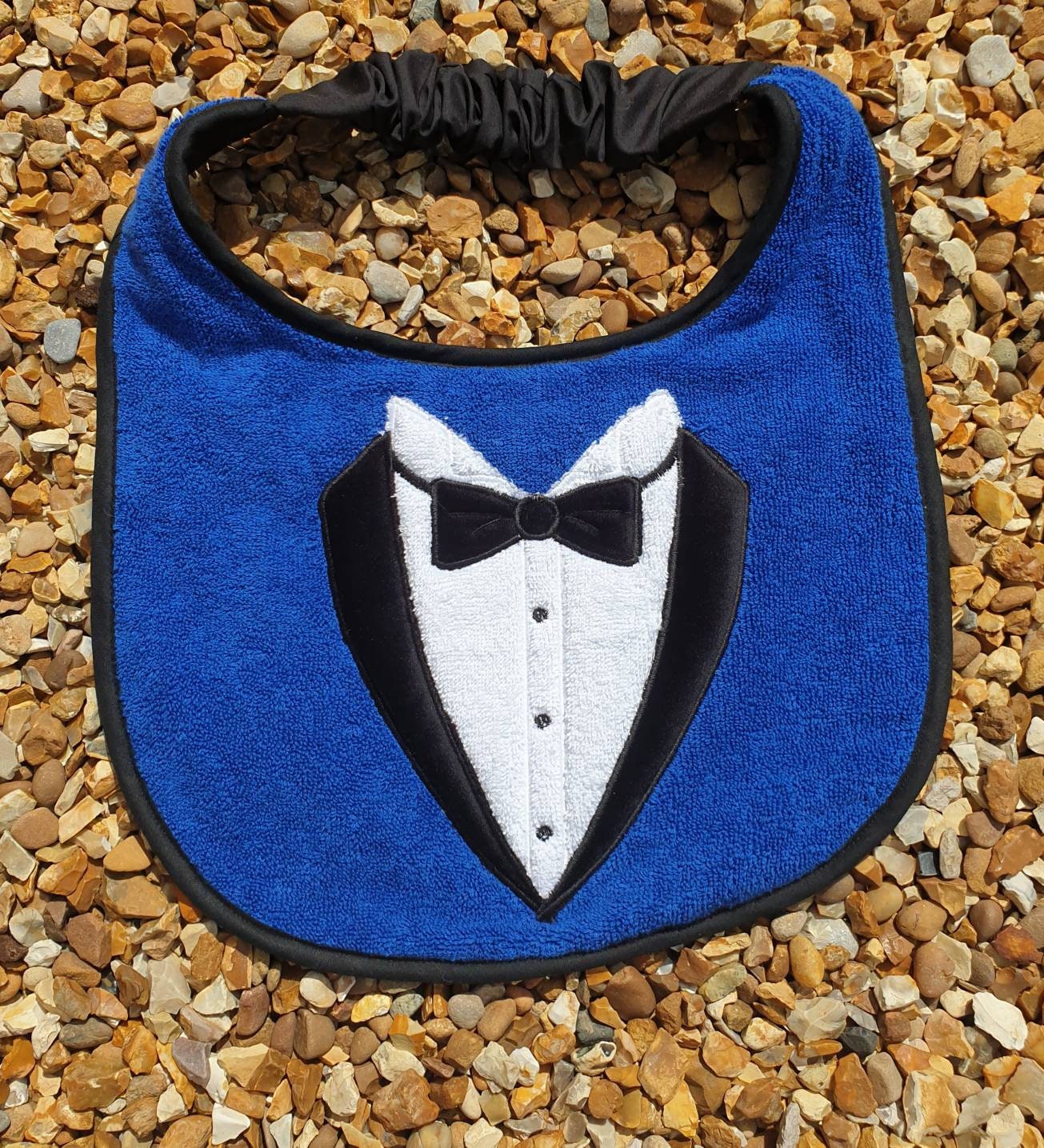Tuxedo Dog Bib: Large Breed Drool Bib, Newfoundland St Bernard