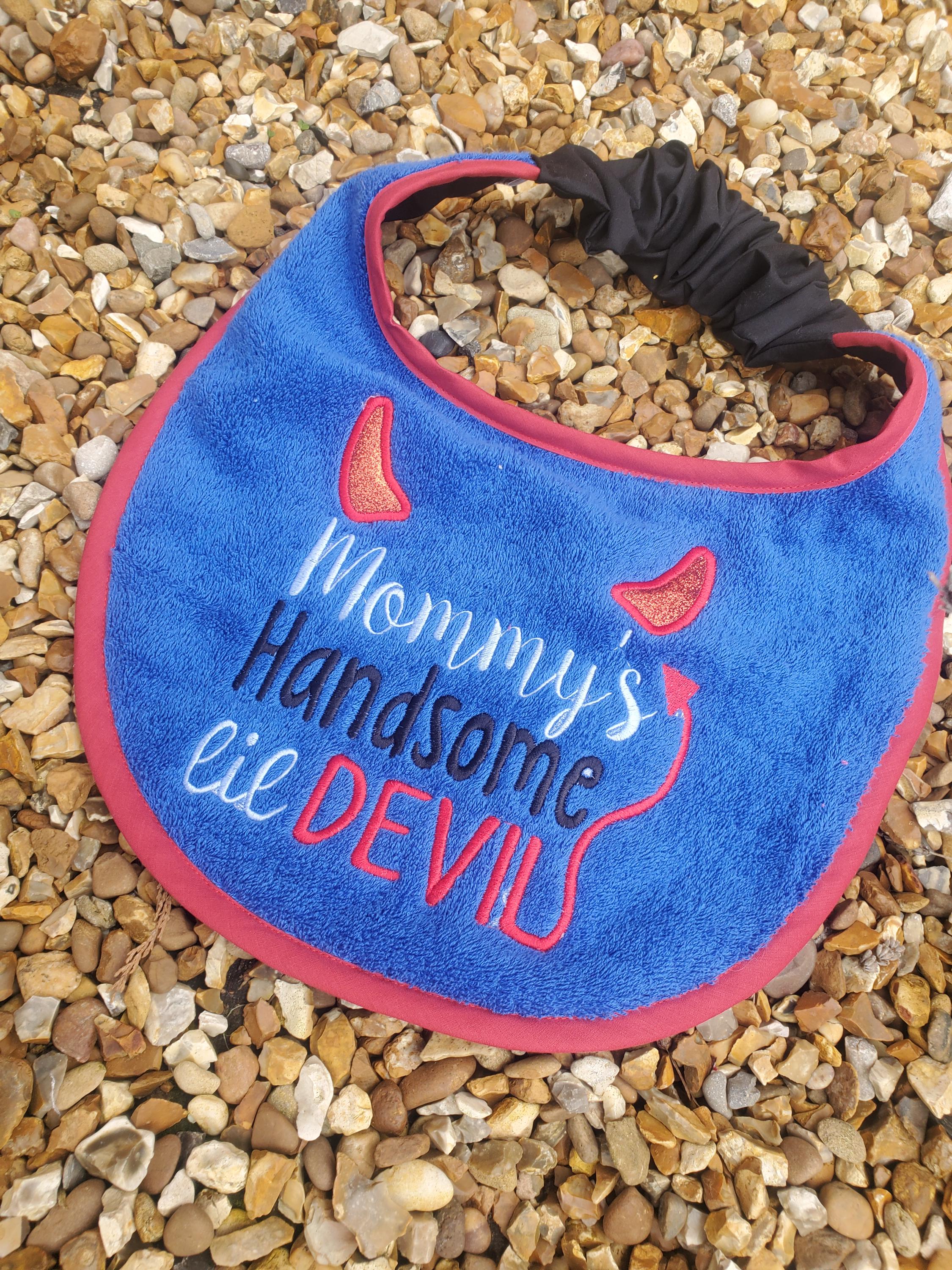 Personalized Large Dog Bib: Absorbent Terry Towel, Newfoundland Breed