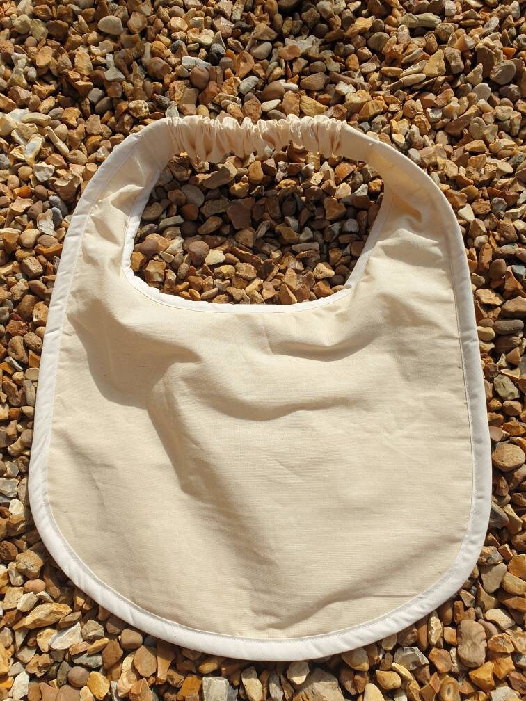 Organic Terry Towel Dog Bib: Large Breed Drool Catcher