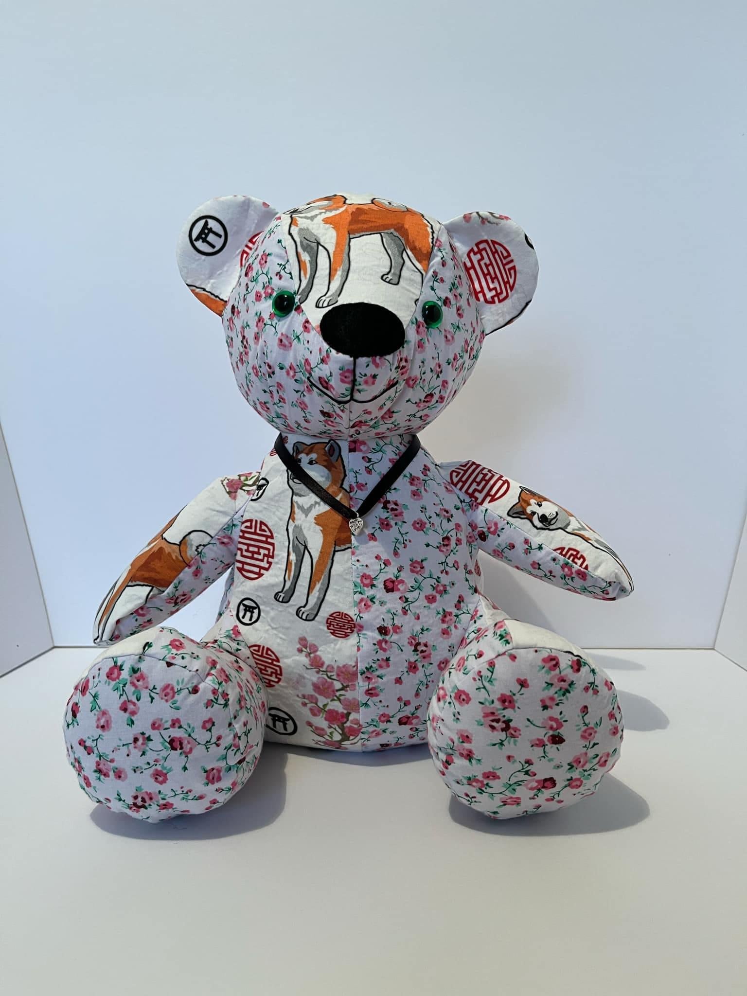 Personalized Memory Bear Keepsake: Bereavement, Graduation, Baby Clothes