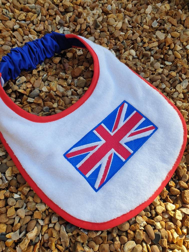 Large Breed Dog Bib: Absorbent Terry Towel, Newfoundland, St Bernard