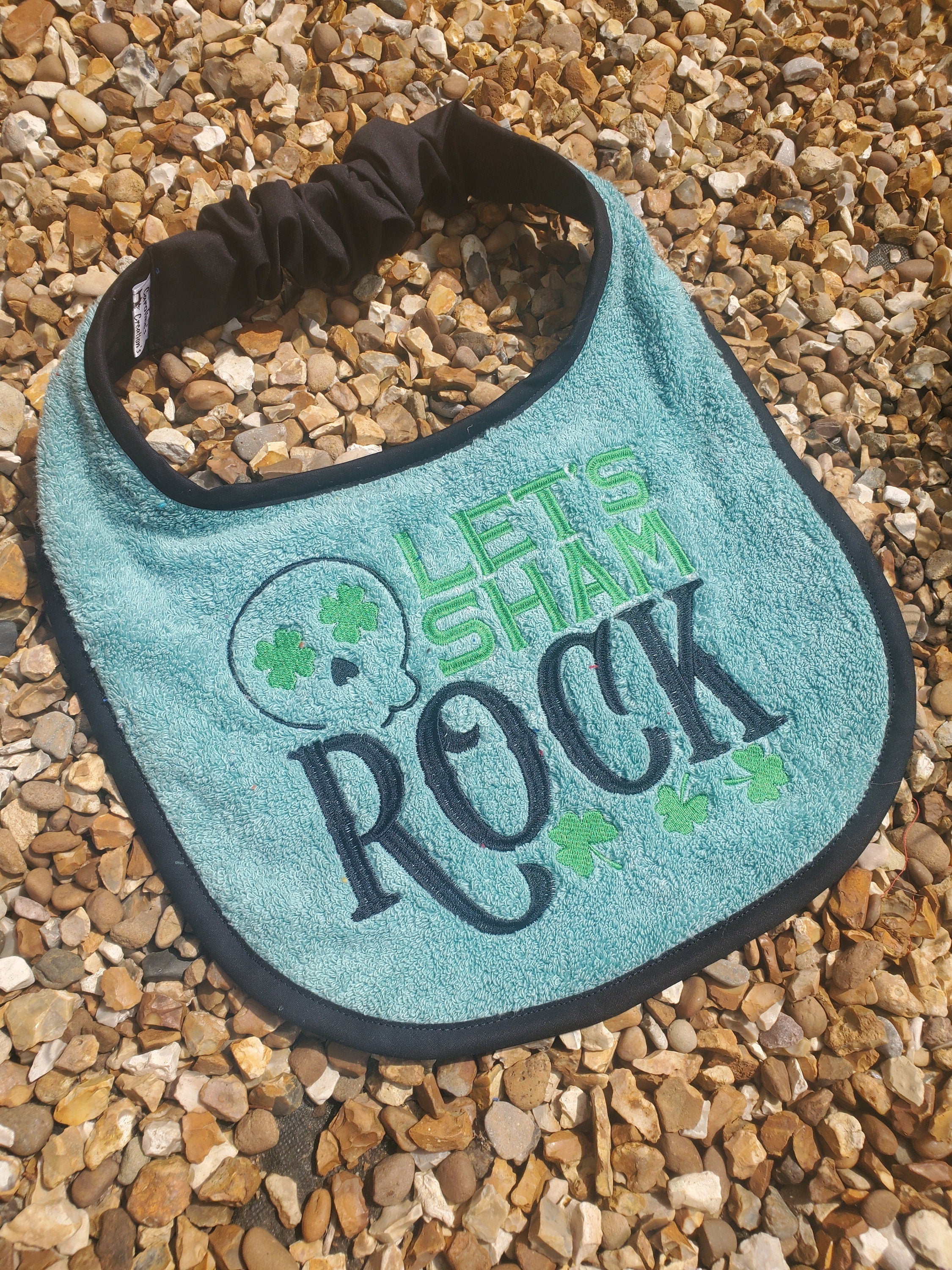Large Breed Dog Bib: Terry Towel Slobber Catcher, Newfoundland Bib