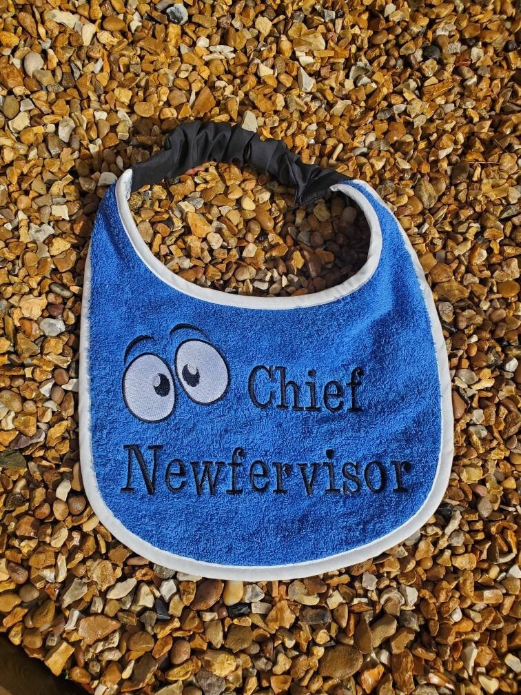 Large Breed Dog Bib: Absorbent Terry Towel, Newfoundland, St Bernard