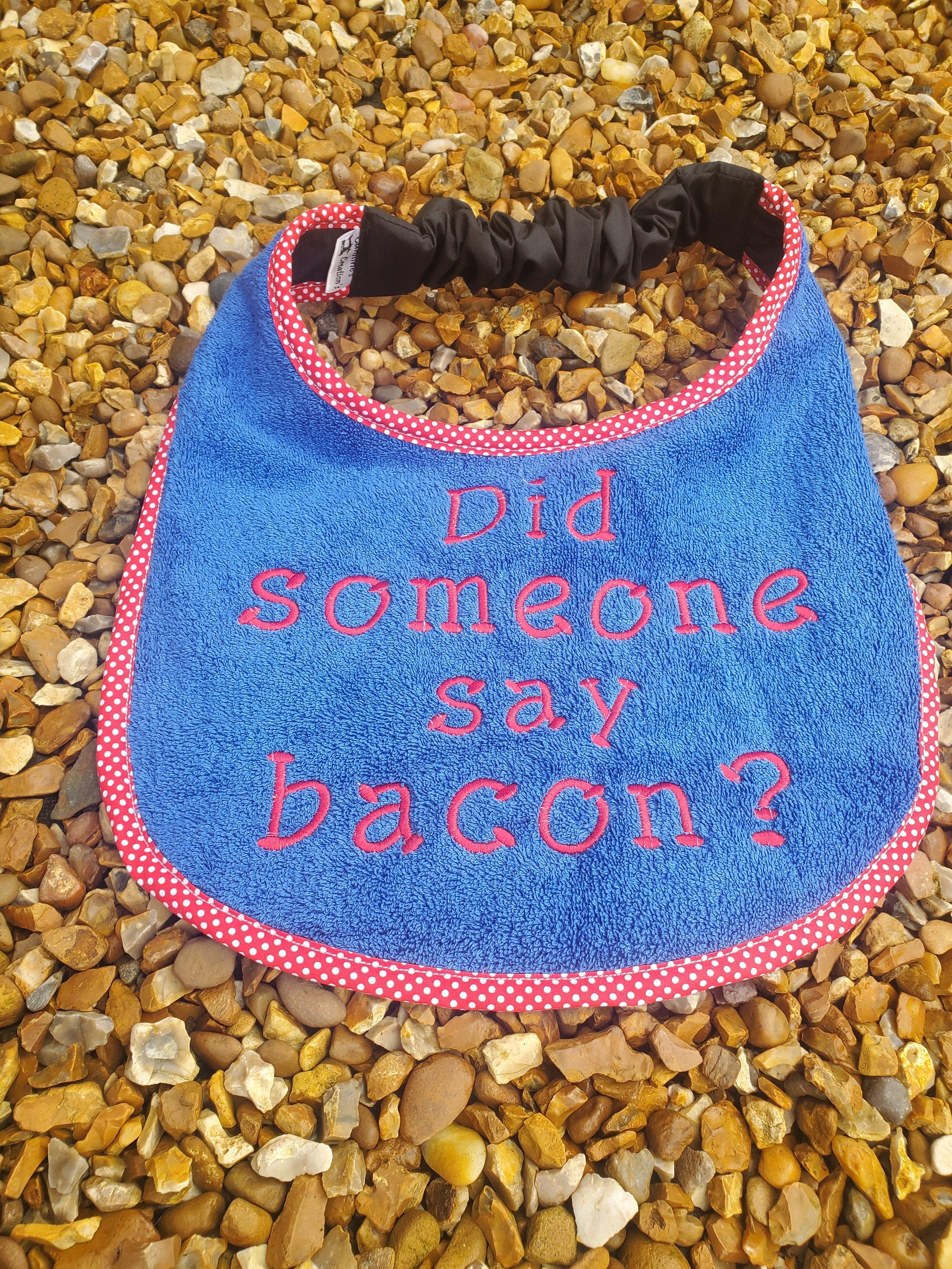 Large Breed Dog Bib: Terry Towel Slobber Catcher, Newfoundland Size