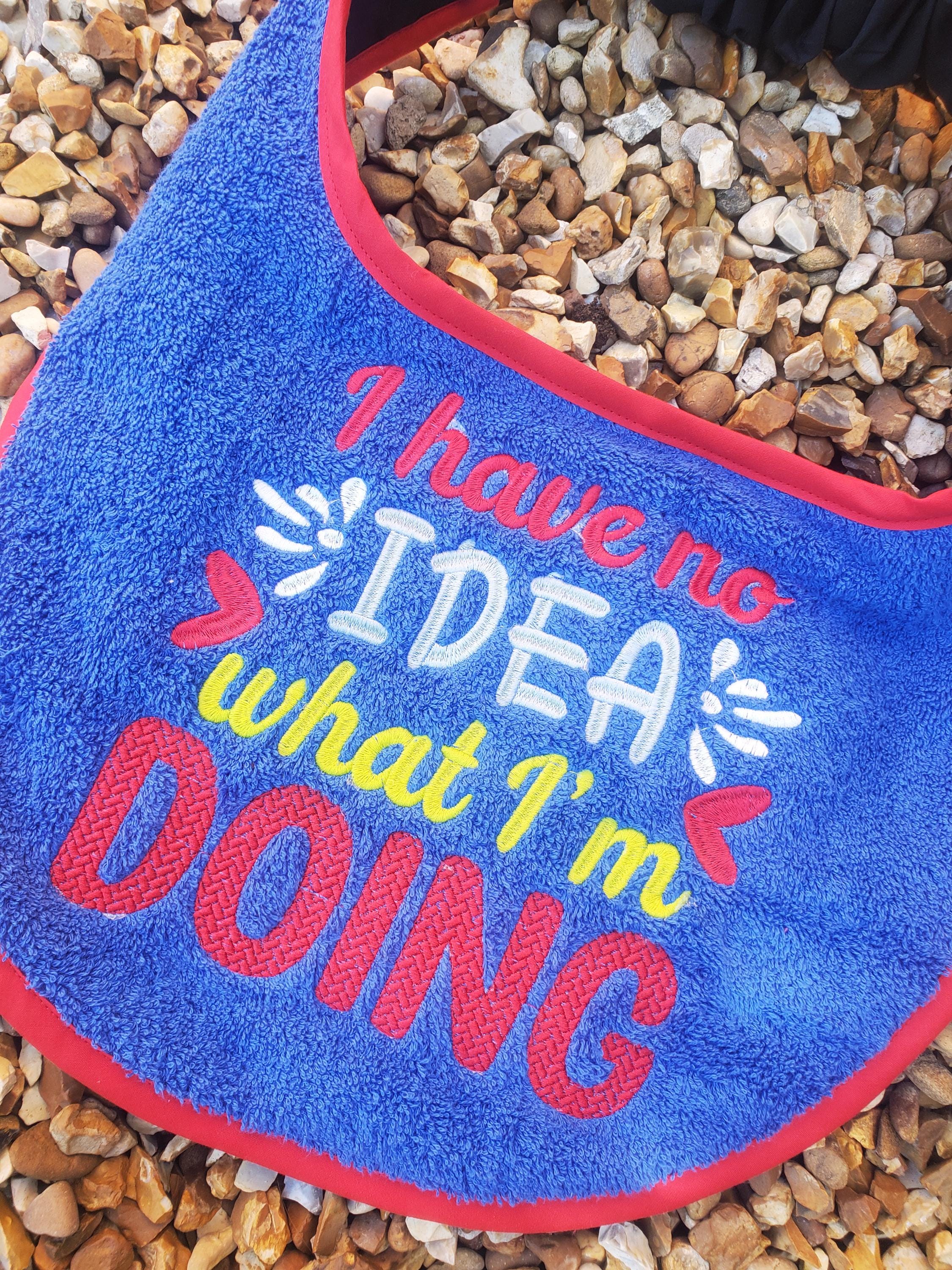 Large Breed Dog Bib: Terry Towel Slobber Catcher, Newfoundland Bib