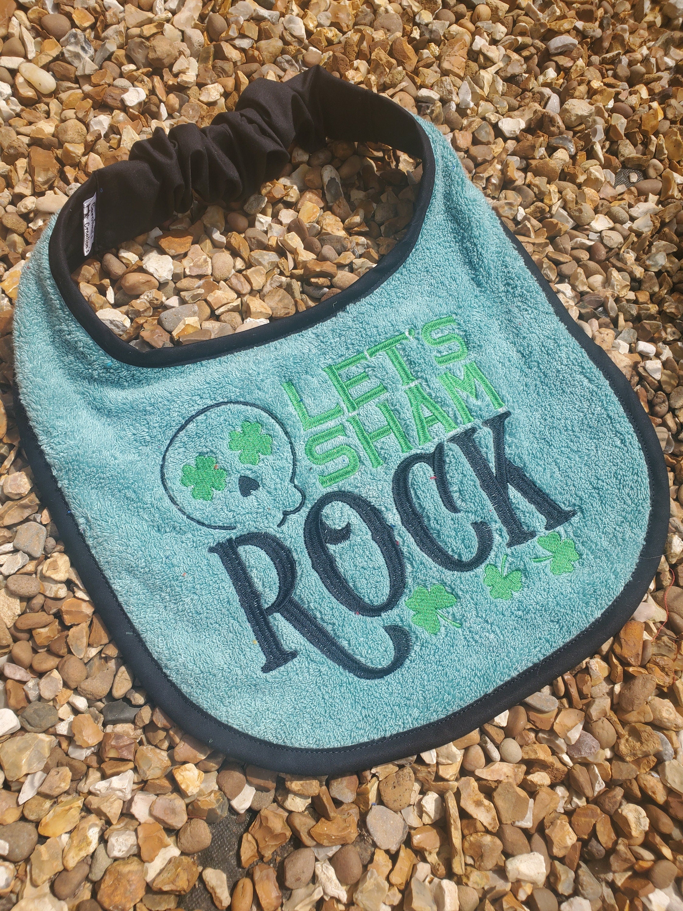 Large Breed Dog Bib: Terry Towel Slobber Catcher, Newfoundland Bib
