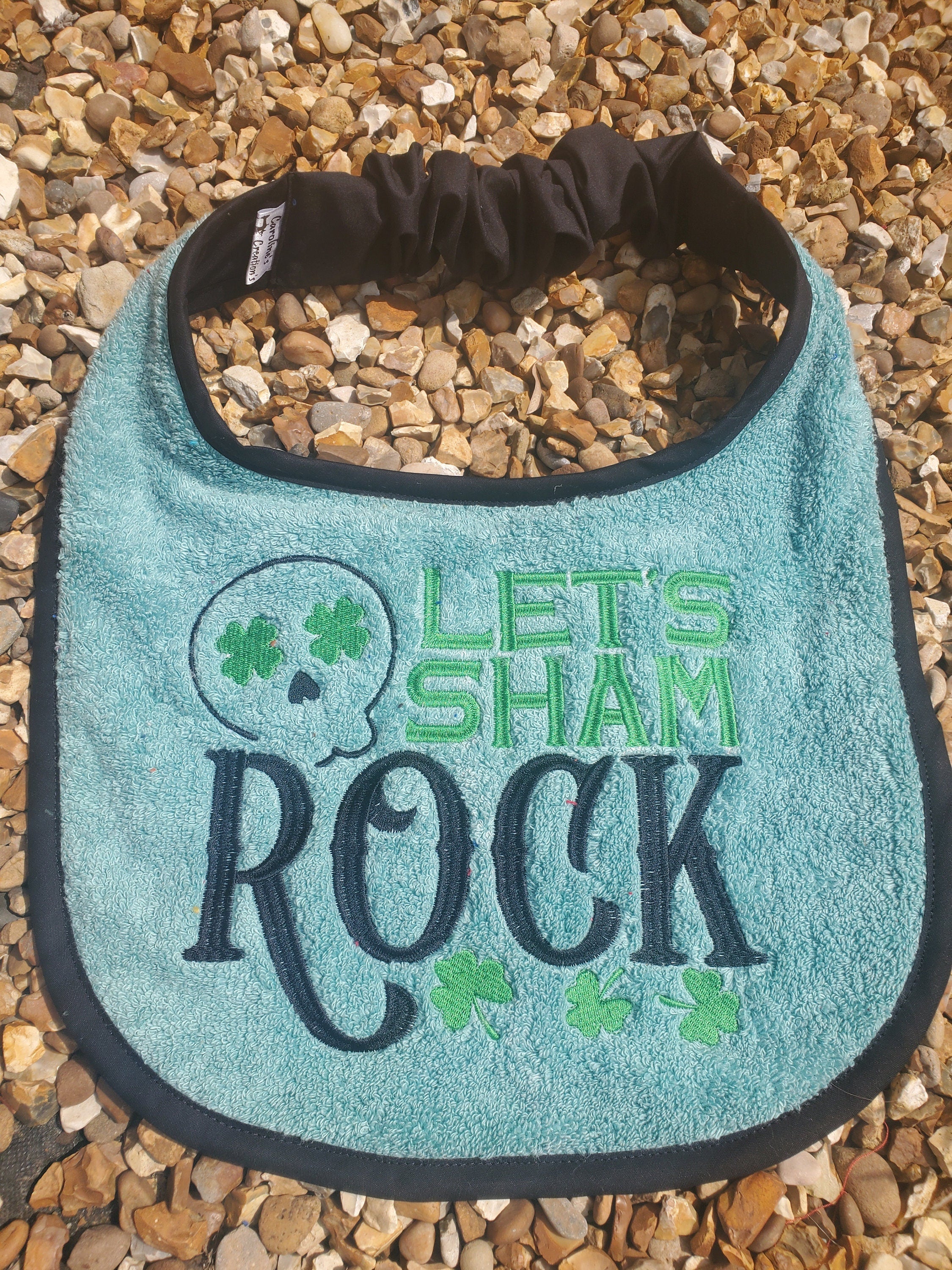 Large Breed Dog Bib: Terry Towel Slobber Catcher, Newfoundland Bib