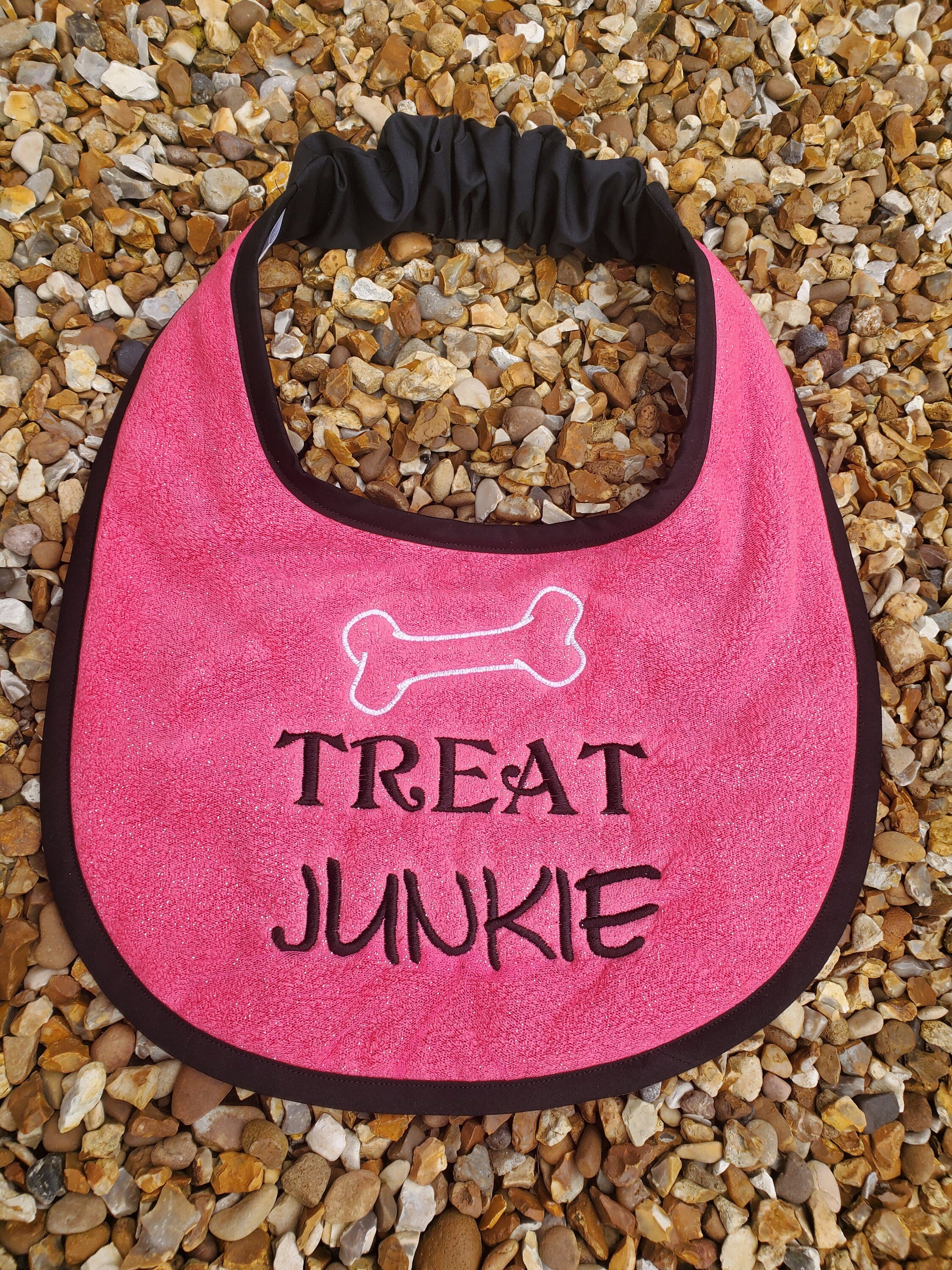 Large Breed Dog Bib: Absorbent Terry Towel, Newfoundland, Personalized