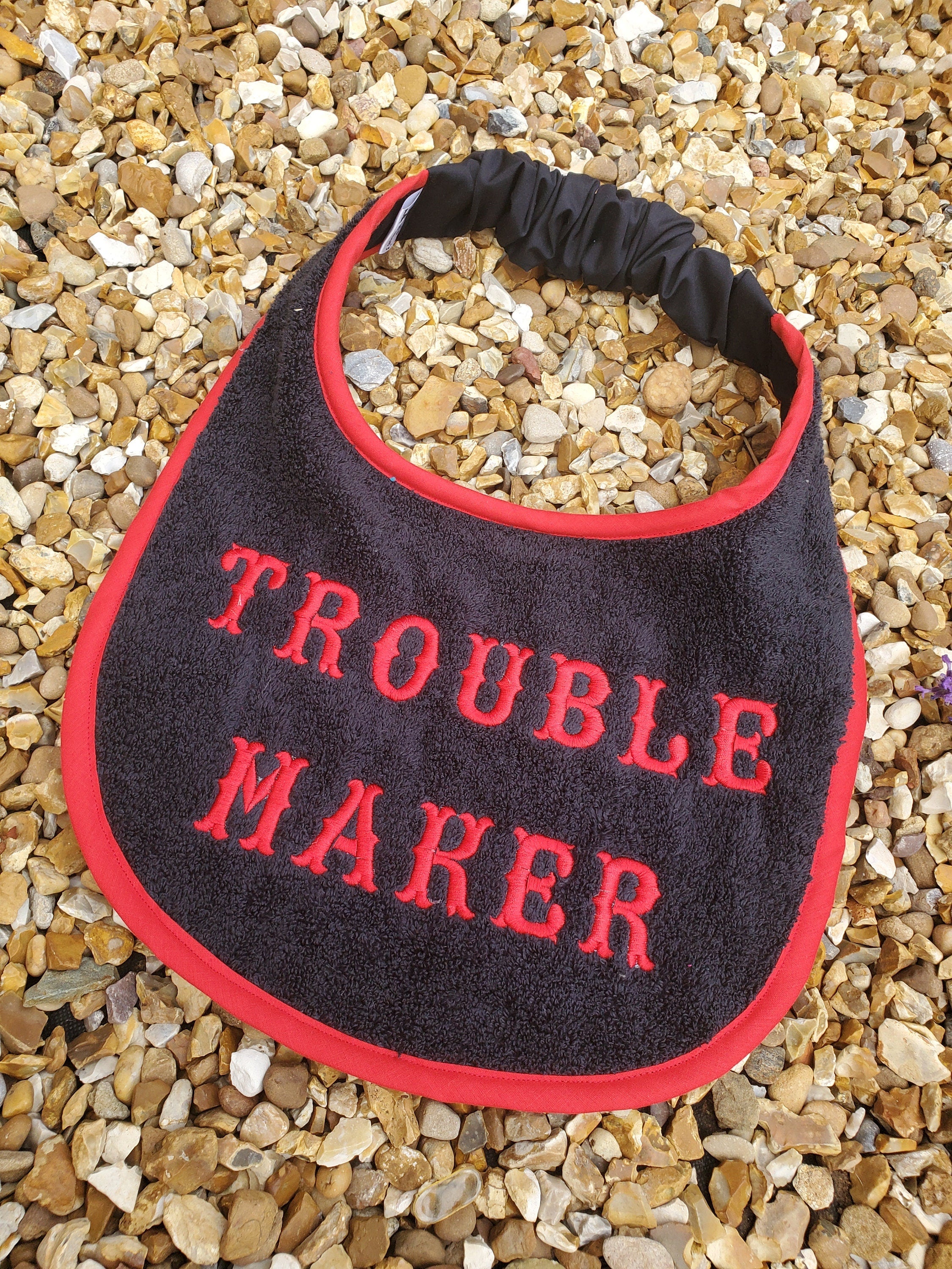 Large Breed Dog Bib: Absorbent Terry Towel, Custom Name Option