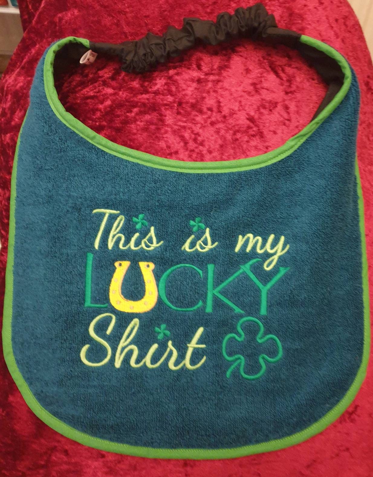 Large Breed Dog Bib: Absorbent Terry Towel, Newfoundland, St Bernard