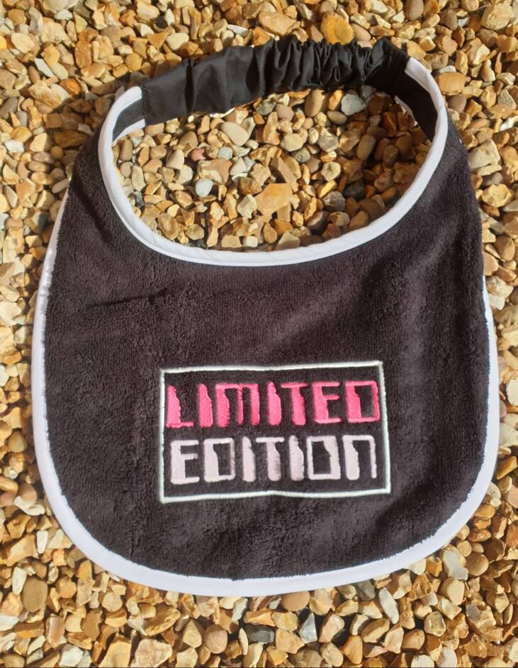 Large Breed Dog Bib: Terry Towel Slobber Bib, Custom Option