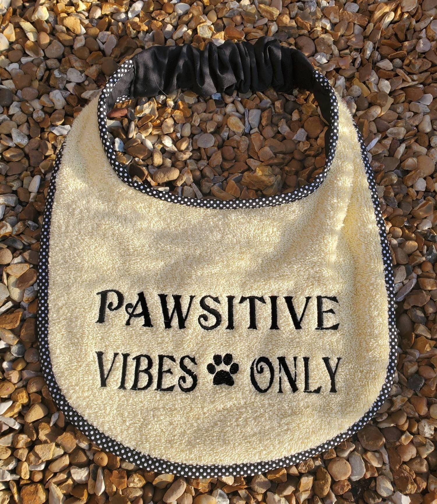 Large Breed Dog Bib: Absorbent Terry Towel, Newfoundland, St Bernard