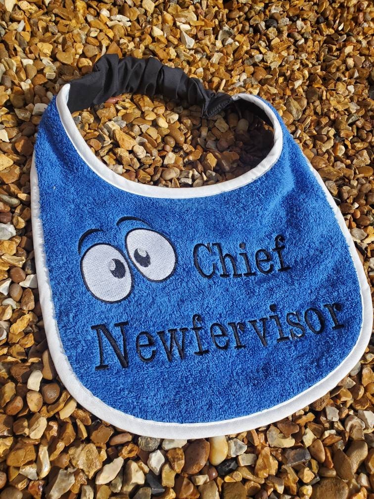 Large Breed Dog Bib: Absorbent Terry Towel, Newfoundland, St Bernard