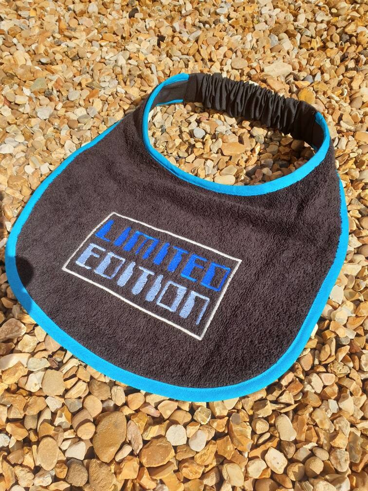Large Breed Dog Bib: Terry Towel Slobber Bib, Custom Option