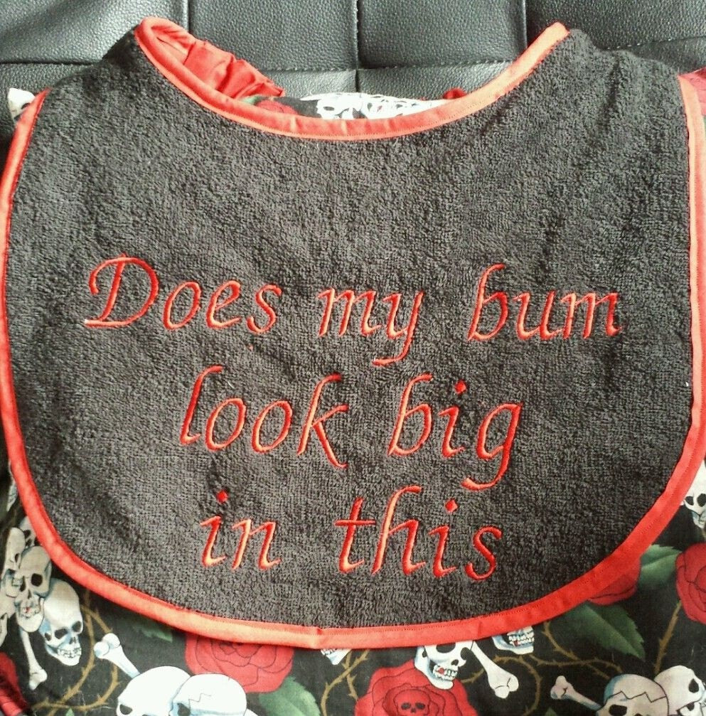 Personalized Large Breed Dog Bib: Funny Drool Bib