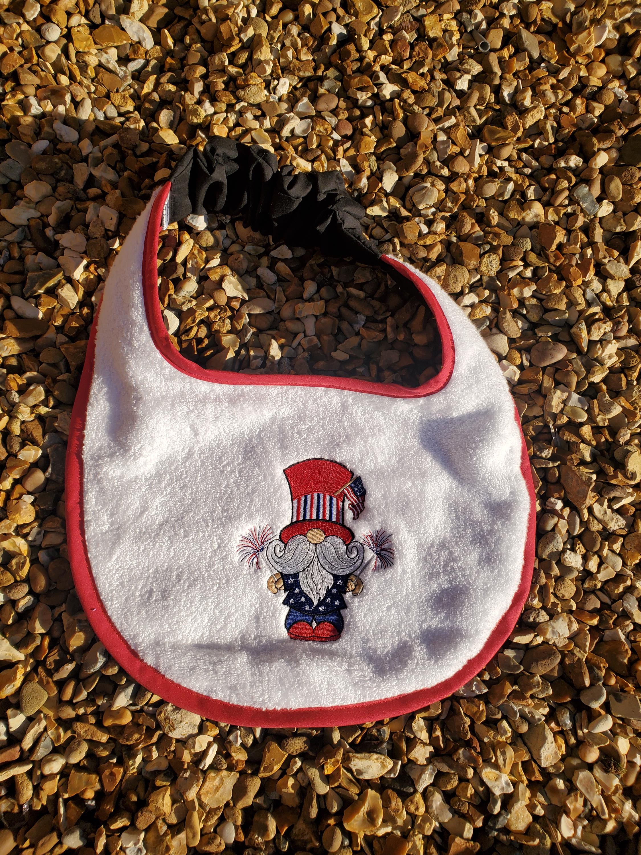 Large Breed Dog Bib: Absorbent Terry Towel, Newfoundland, Custom Name