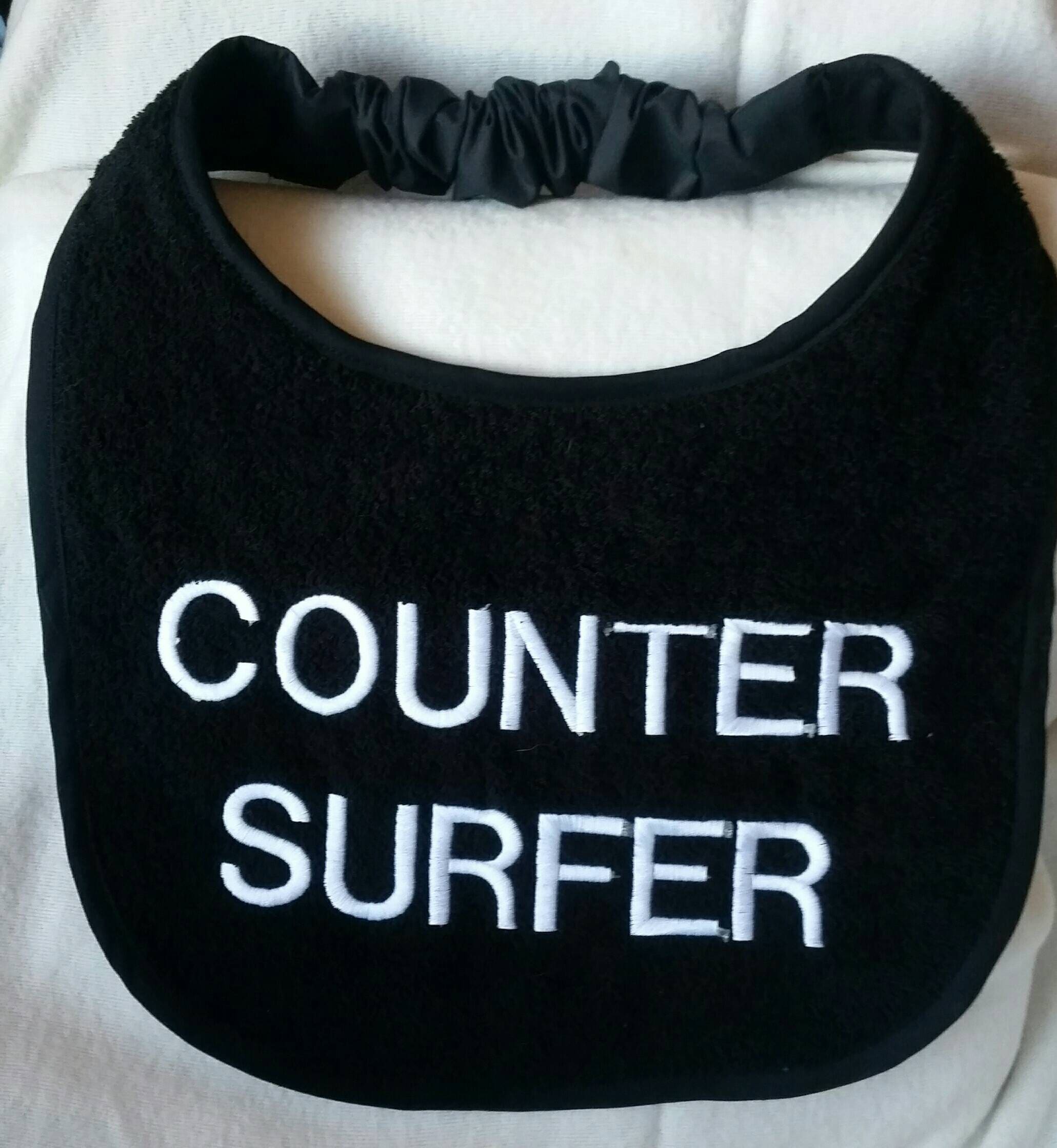 Large Dog Drool Bib: Absorbent Terry Towel, Newfoundland Breed