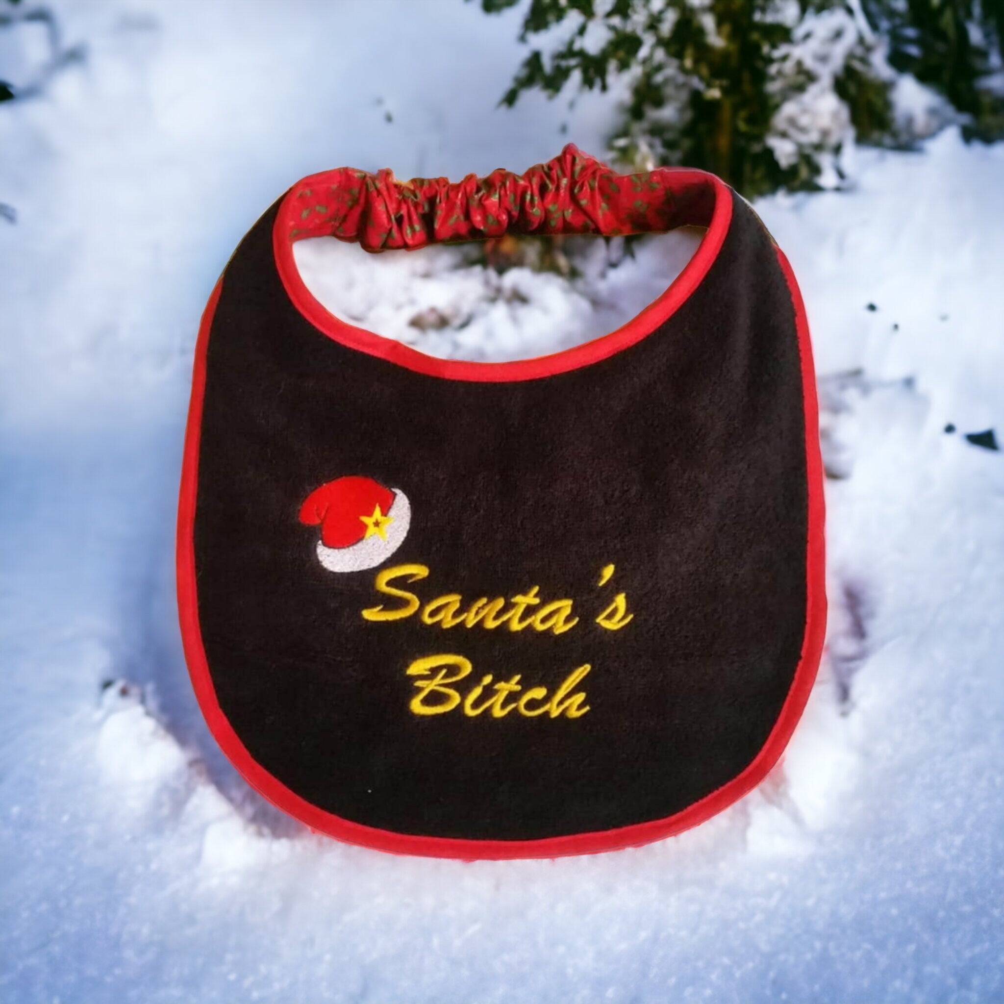 Large Breed Dog Bib: Absorbent Terry Towel, Newfoundland St Bernard