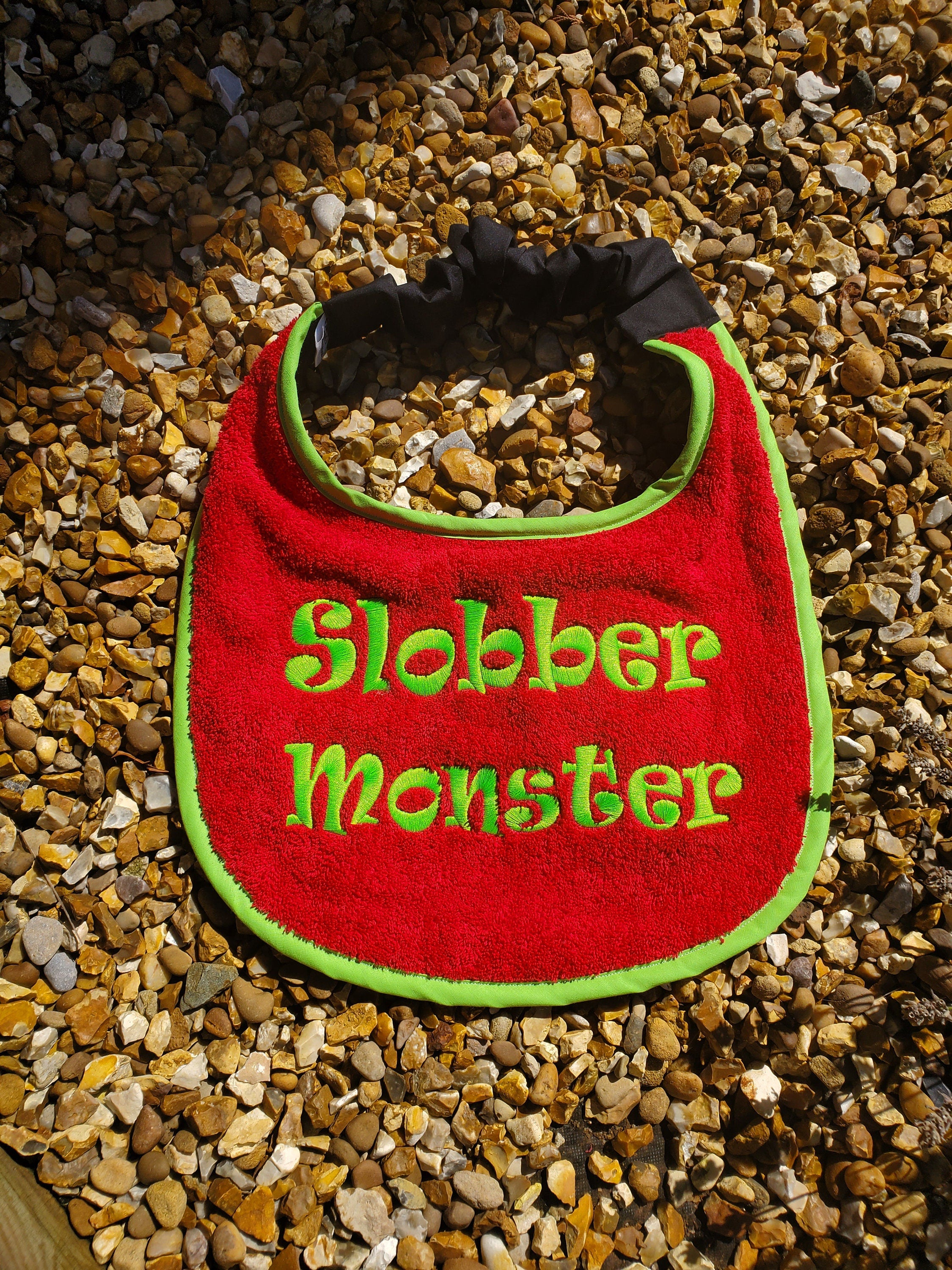 Large Breed Dog Bib: Absorbent Terry Towel, Newfoundland, St Bernard