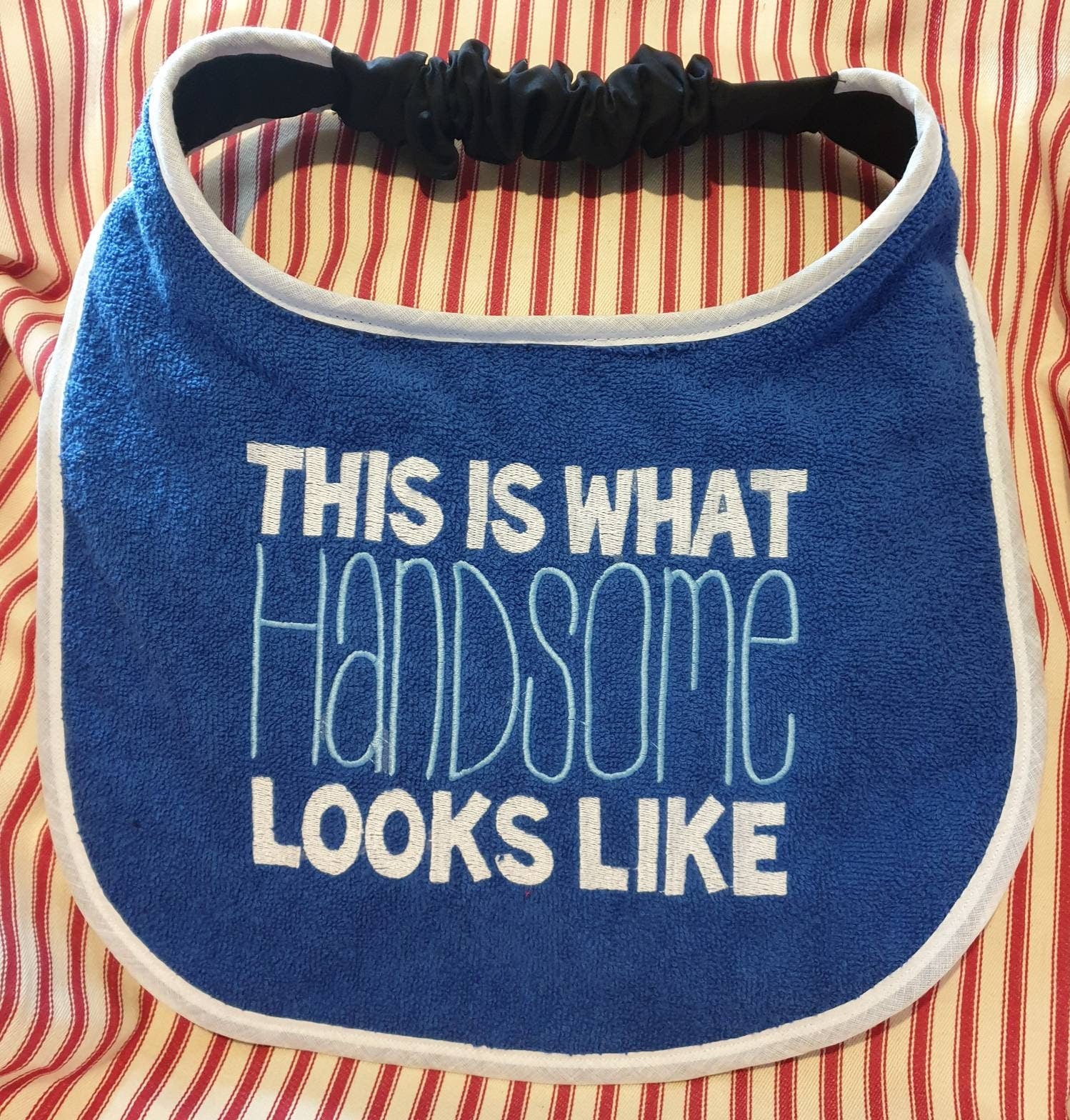 Large Breed Dog Bib: Terry Towel Drool Bib for Newfoundland