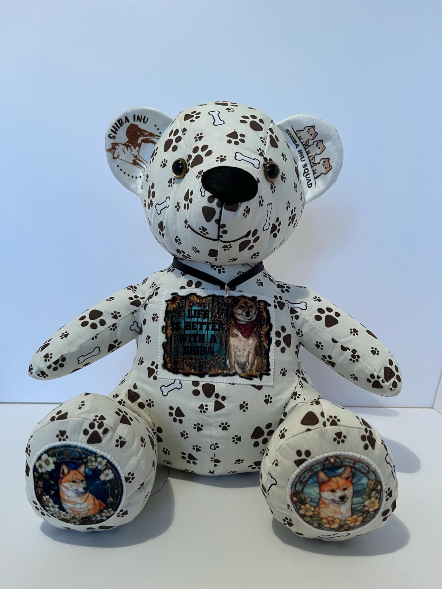 Personalized Memory Bear Keepsake: Bereavement, Graduation, Baby Clothes