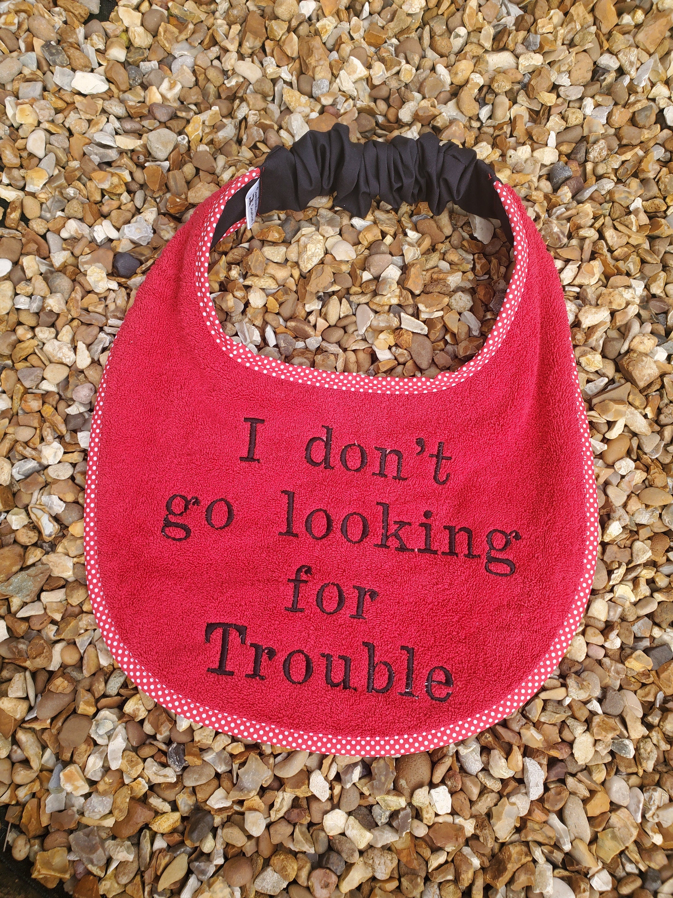 Large Breed Dog Bib: Absorbent Terry Towel, Newfoundland, St Bernard