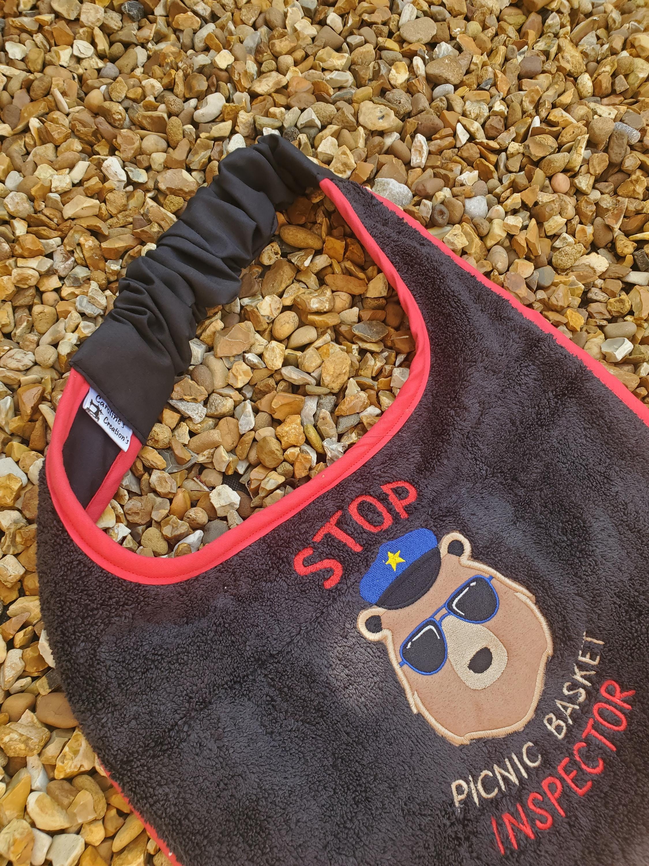 Personalized Large Breed Dog Bib: Absorbent Terry Towel, Newfoundland Bib