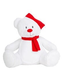 Personalised Christmas Bear - Handmade Embroidered Teddy Bear | New Baby Gift UK