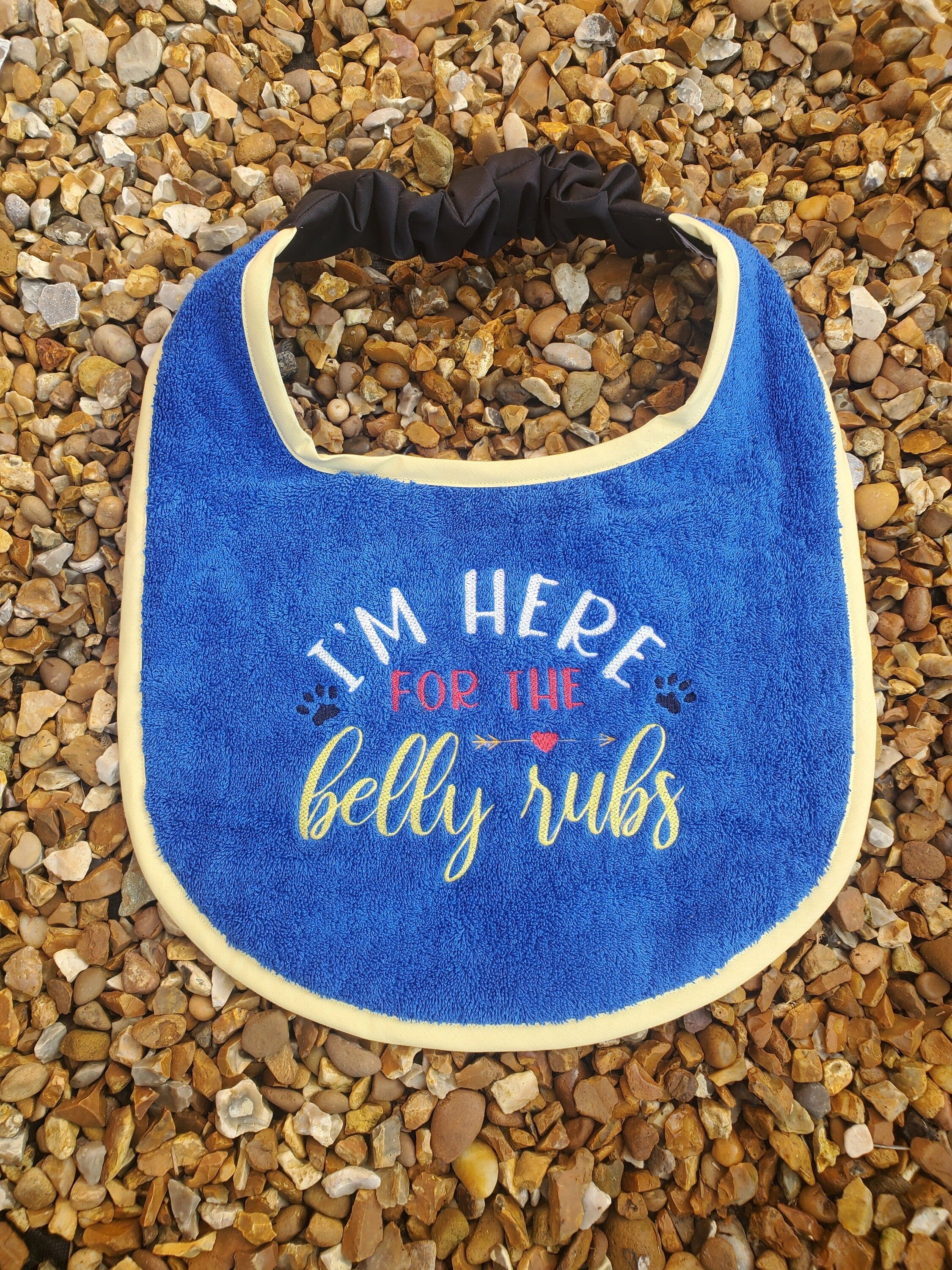 Large Breed Dog Bib: Absorbent Terry Towel, Newfoundland, St Bernard