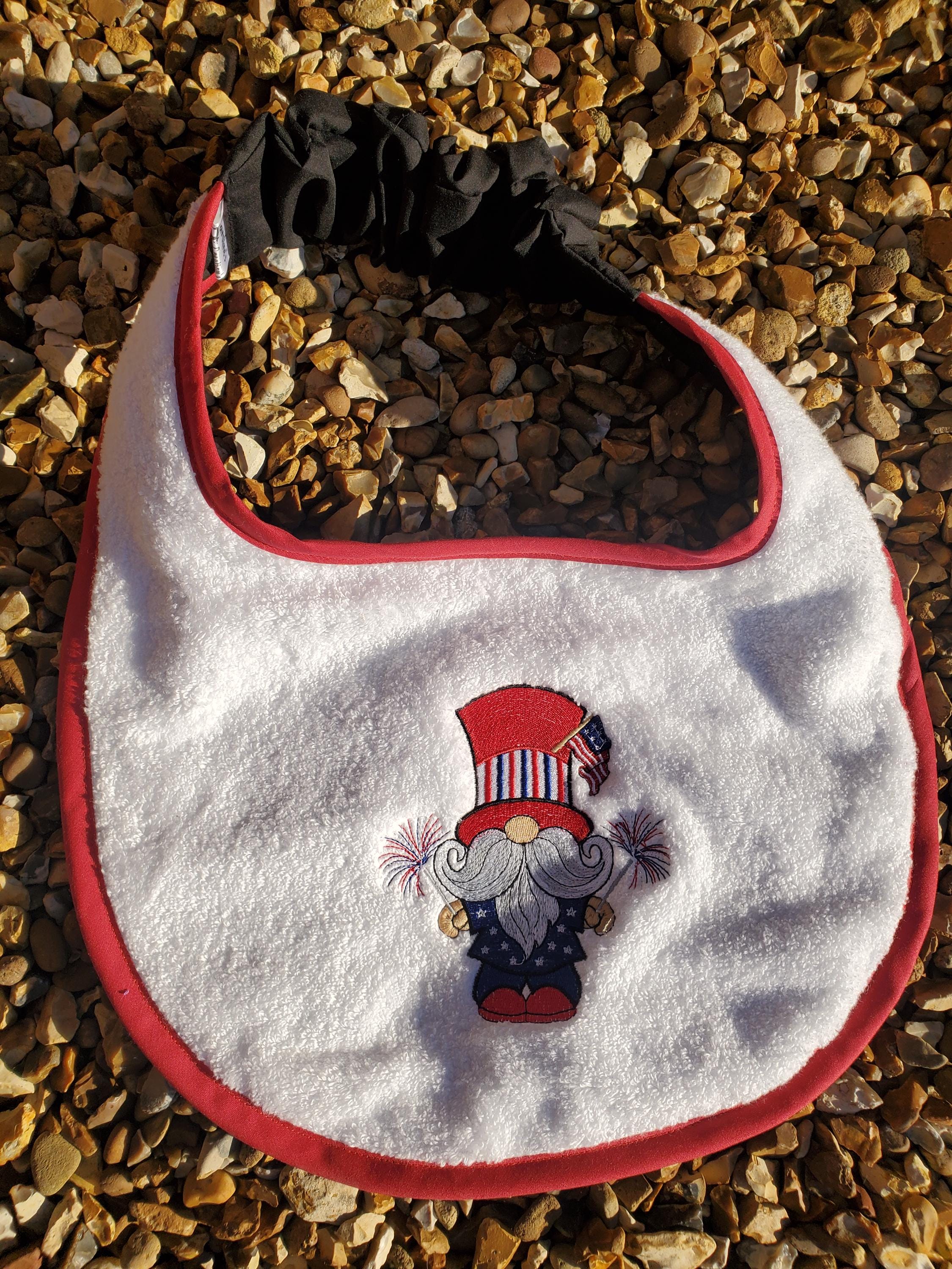 Large Breed Dog Bib: Absorbent Terry Towel, Newfoundland, Custom Name