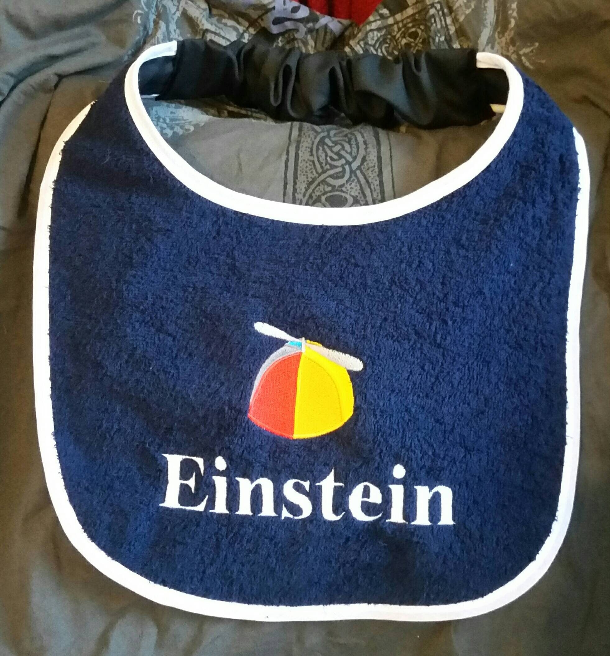 Large Breed Dog Bib: Absorbent Terry Towel, Newfoundland, St Bernard