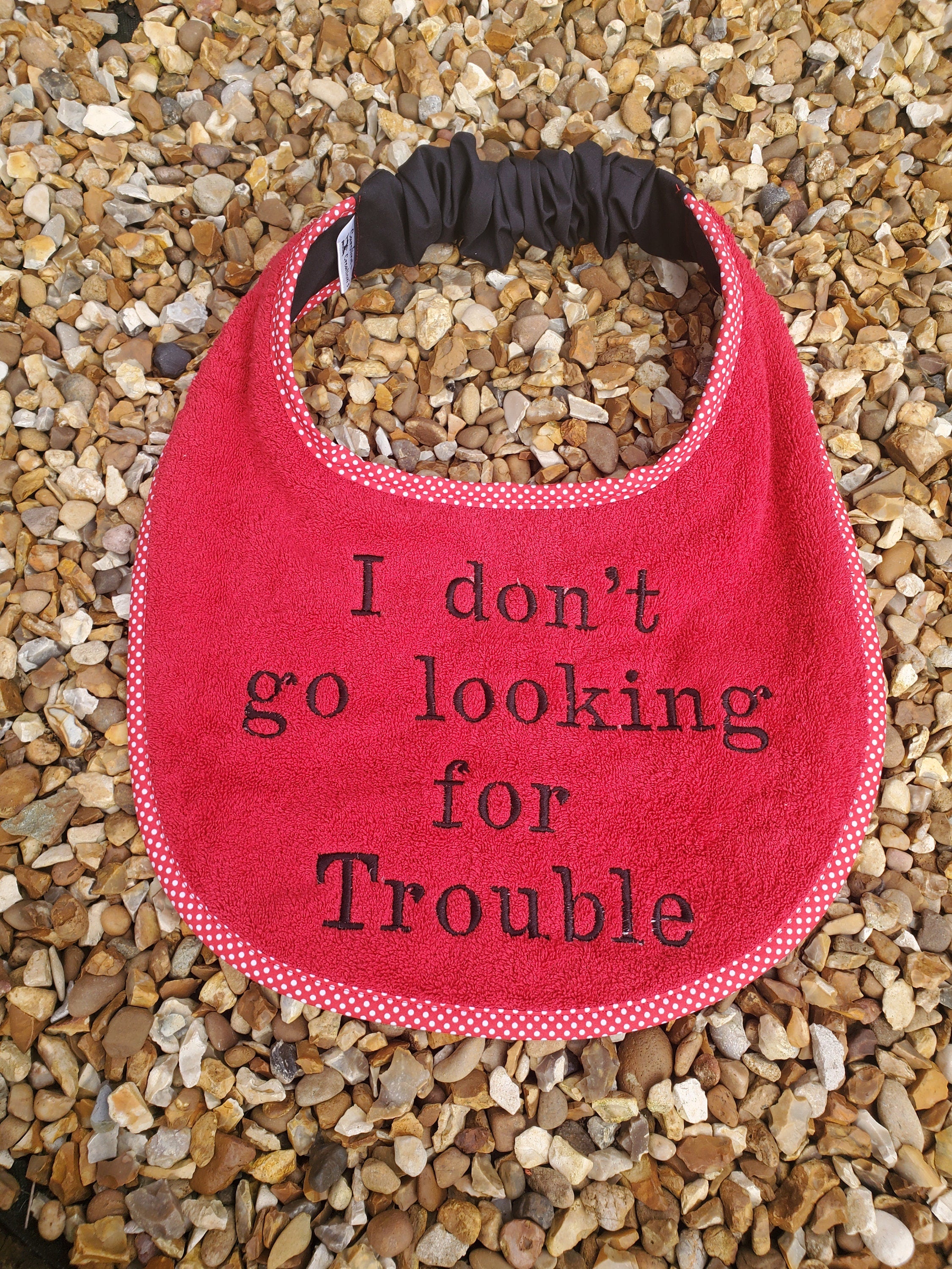 Large Breed Dog Bib: Absorbent Terry Towel, Newfoundland, St Bernard