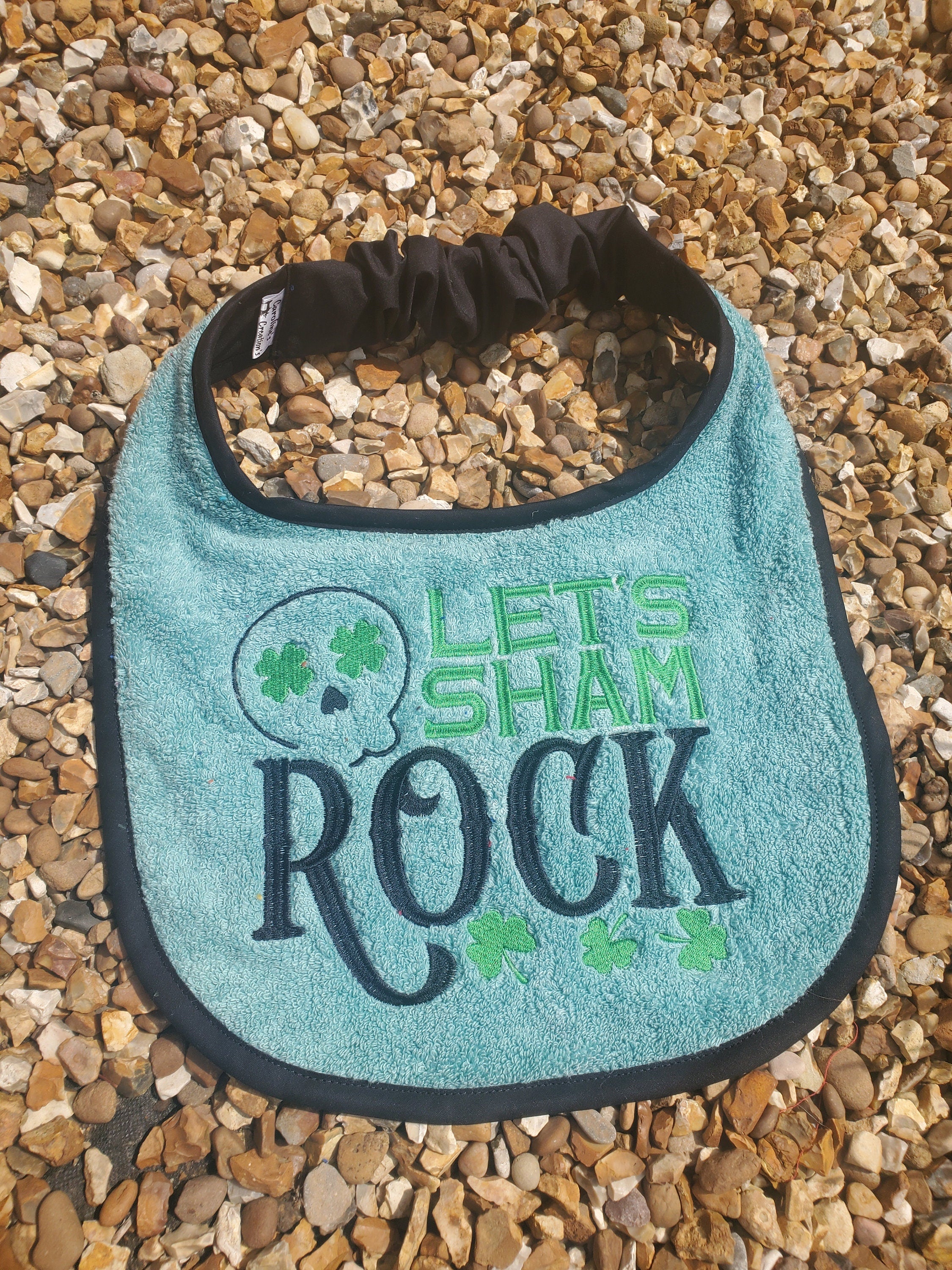 Large Breed Dog Bib: Terry Towel Slobber Catcher, Newfoundland Bib
