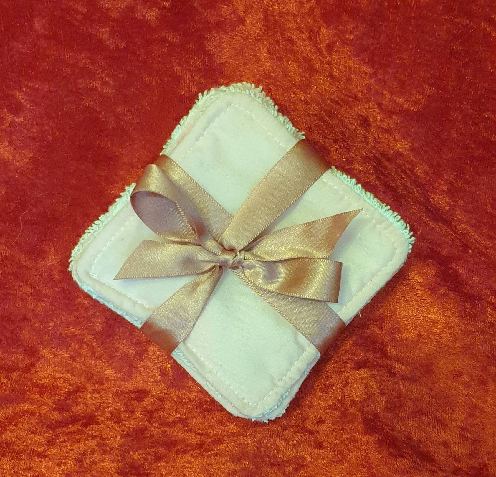 Reusable Cotton Face Wipes: Makeup Remover Pads, Pack of 6