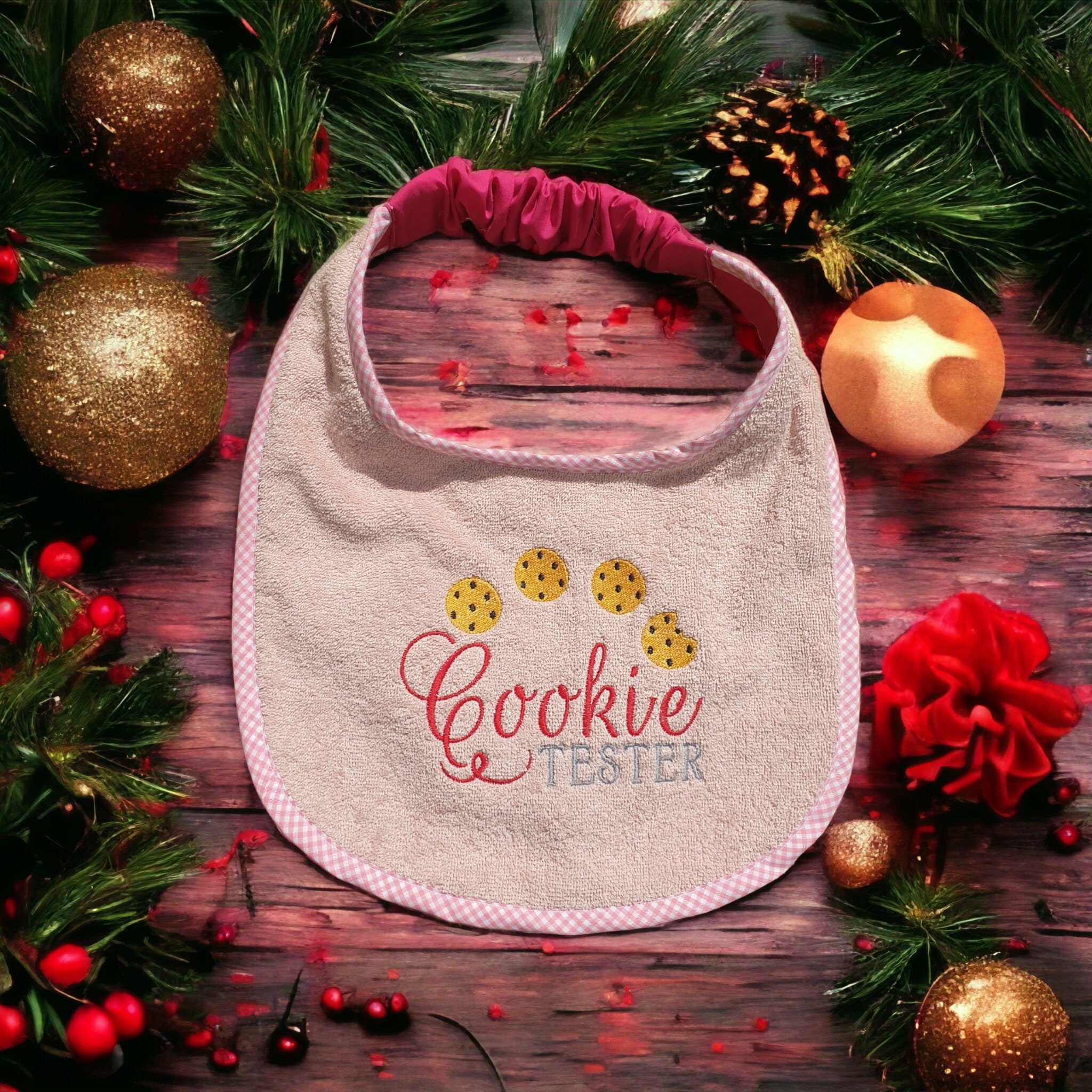 Personalized Large Dog Bib: Absorbent Terry Towel, Newfoundland, St Bernard