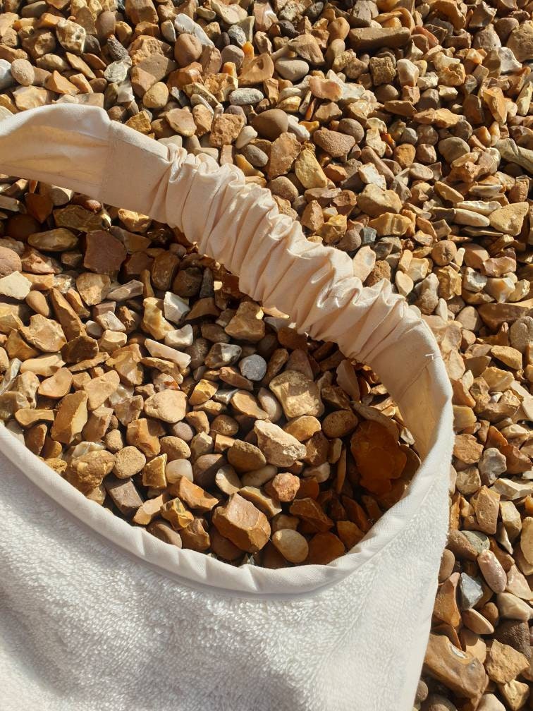 Organic Terry Towel Dog Bib: Large Breed Drool Catcher