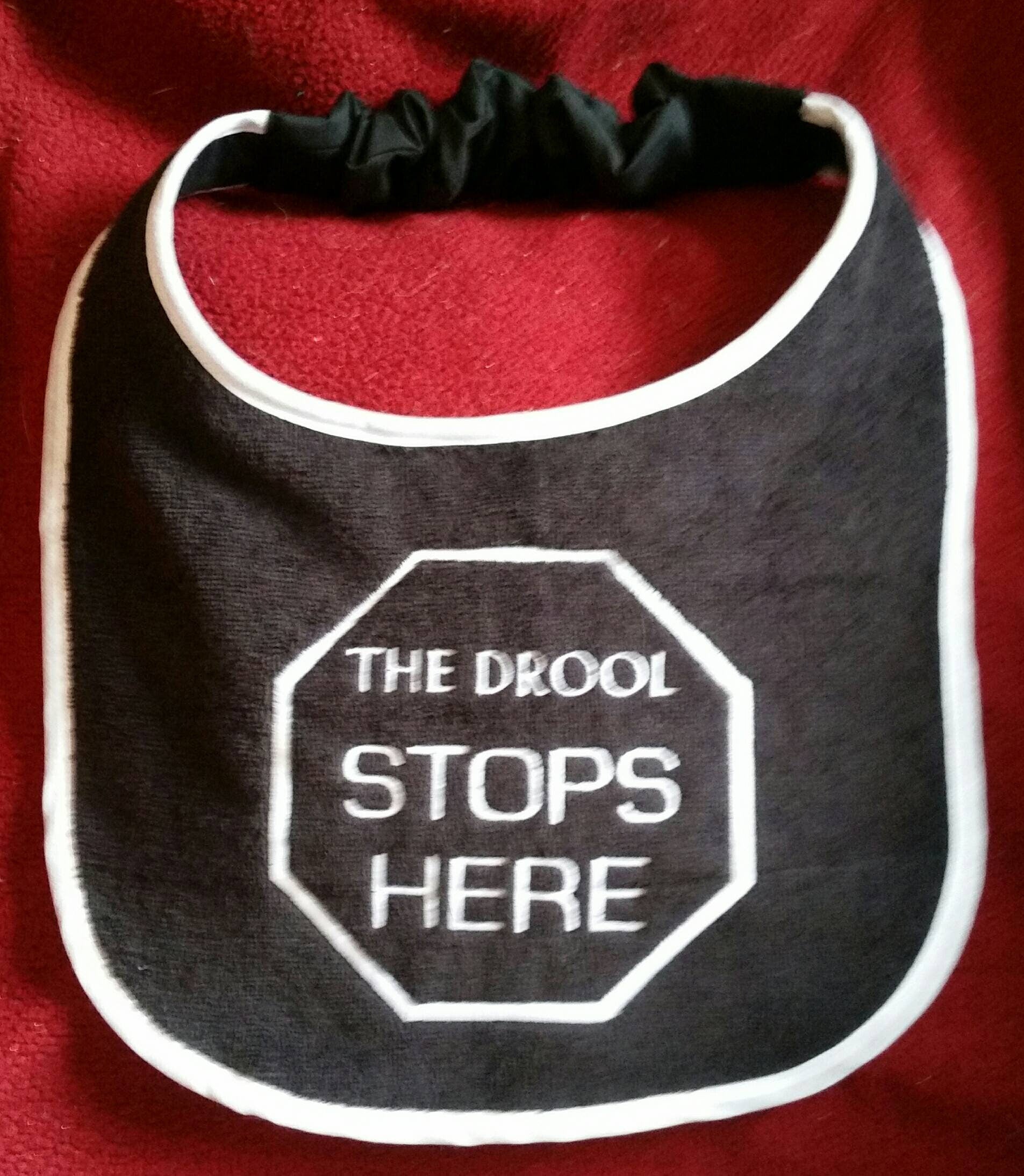 Large Breed Dog Bib: Absorbent Terry Towel, Newfoundland St Bernard