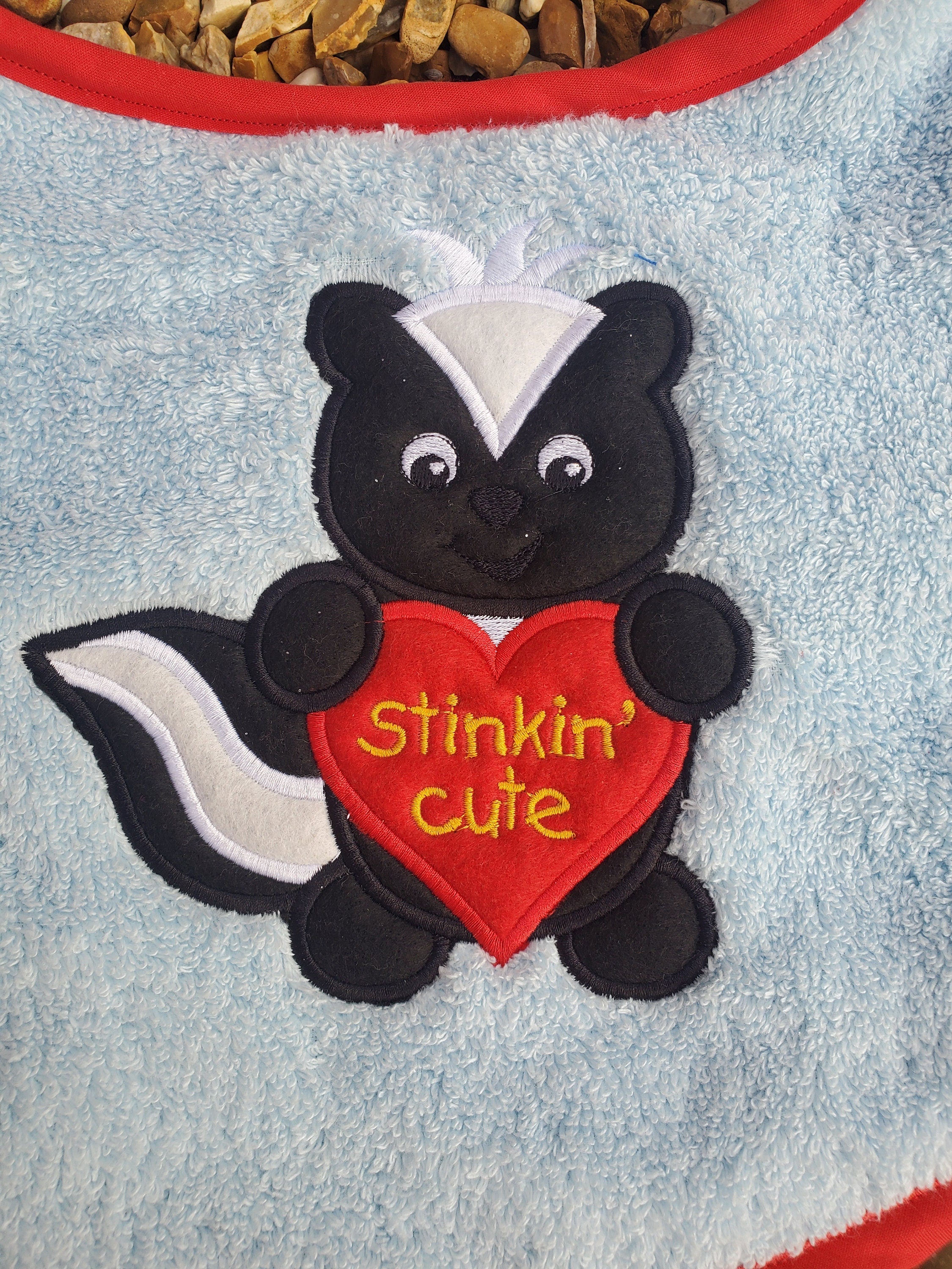 Large Breed Dog Bib: Absorbent Terry Towel, Newfoundland, St Bernard