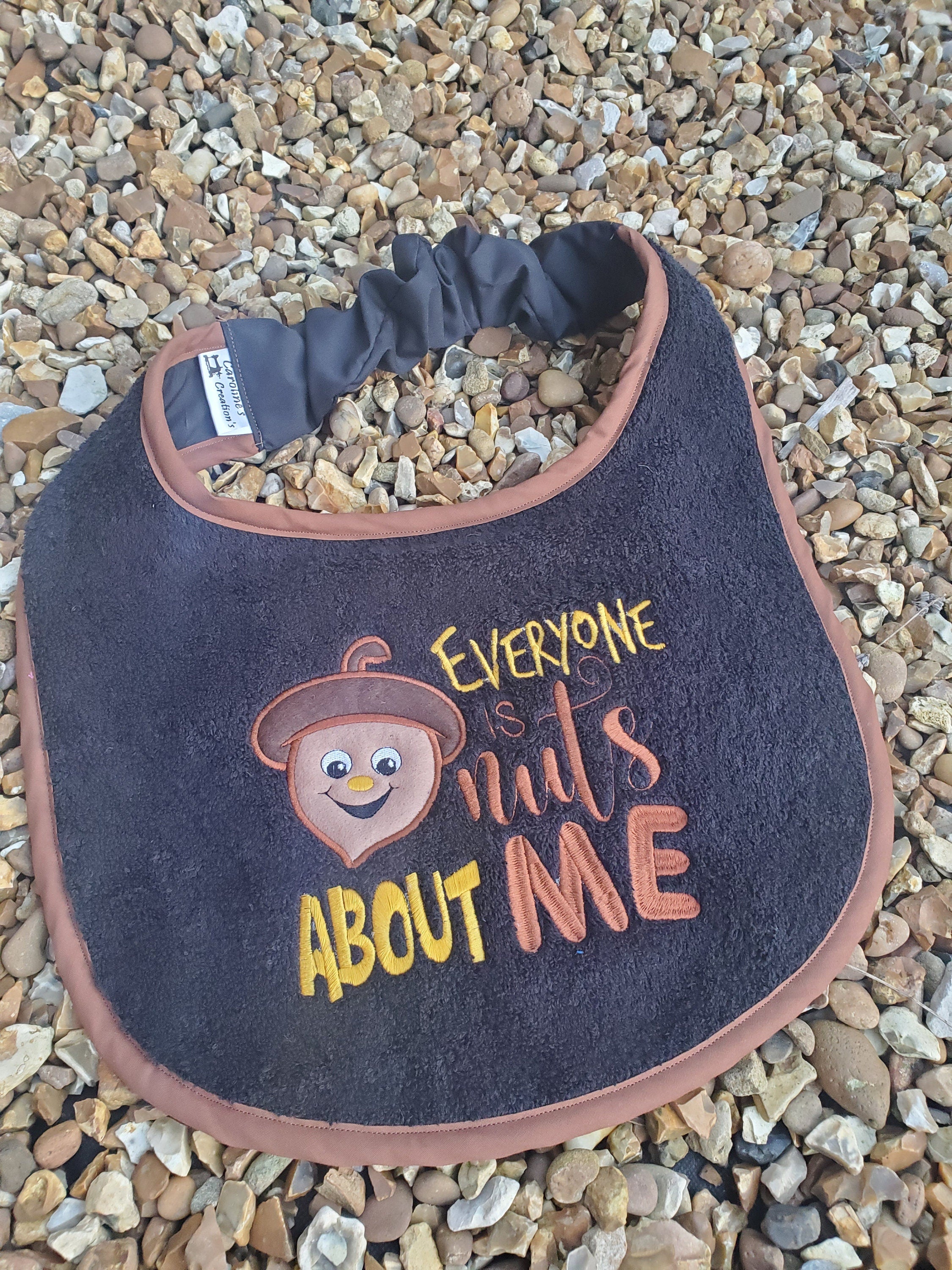 Large Breed Dog Bib: Absorbent Terry Towel, Newfoundland, St Bernard