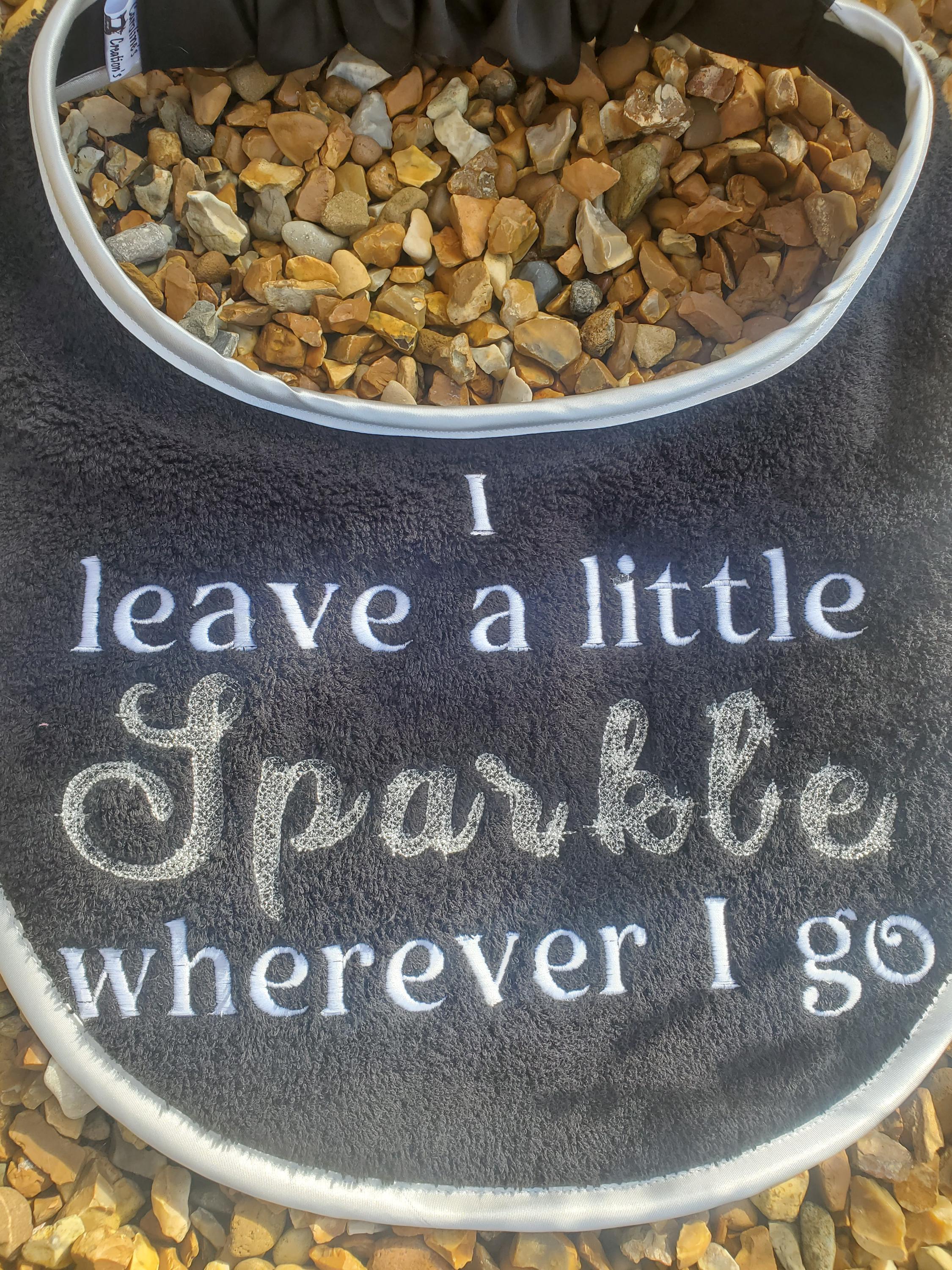 Personalized Large Breed Dog Bib: Absorbent Terry Towel, Newfoundland Style
