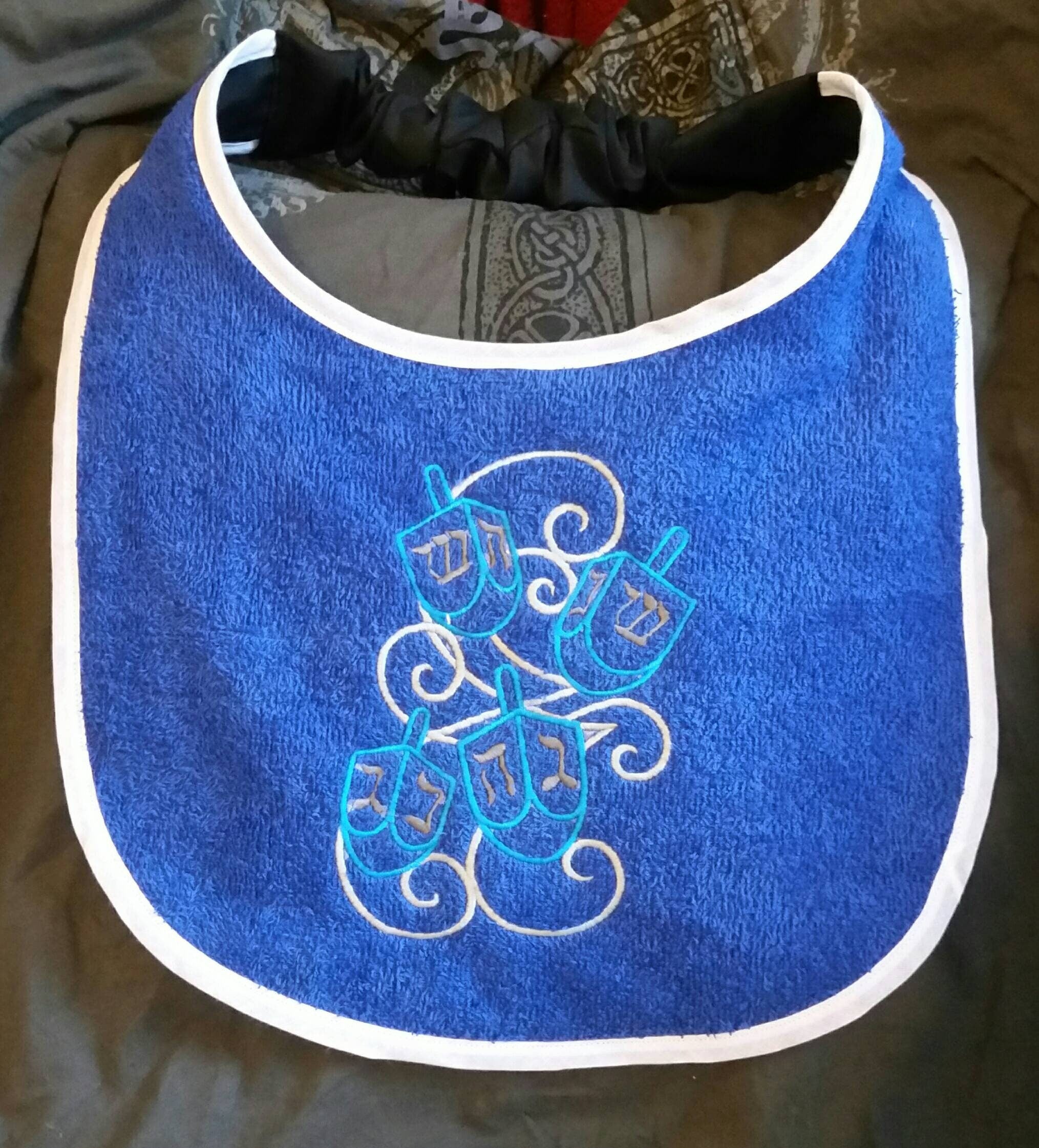 Large Breed Dog Bib: Absorbent Terry Towel, Newfoundland, St Bernard