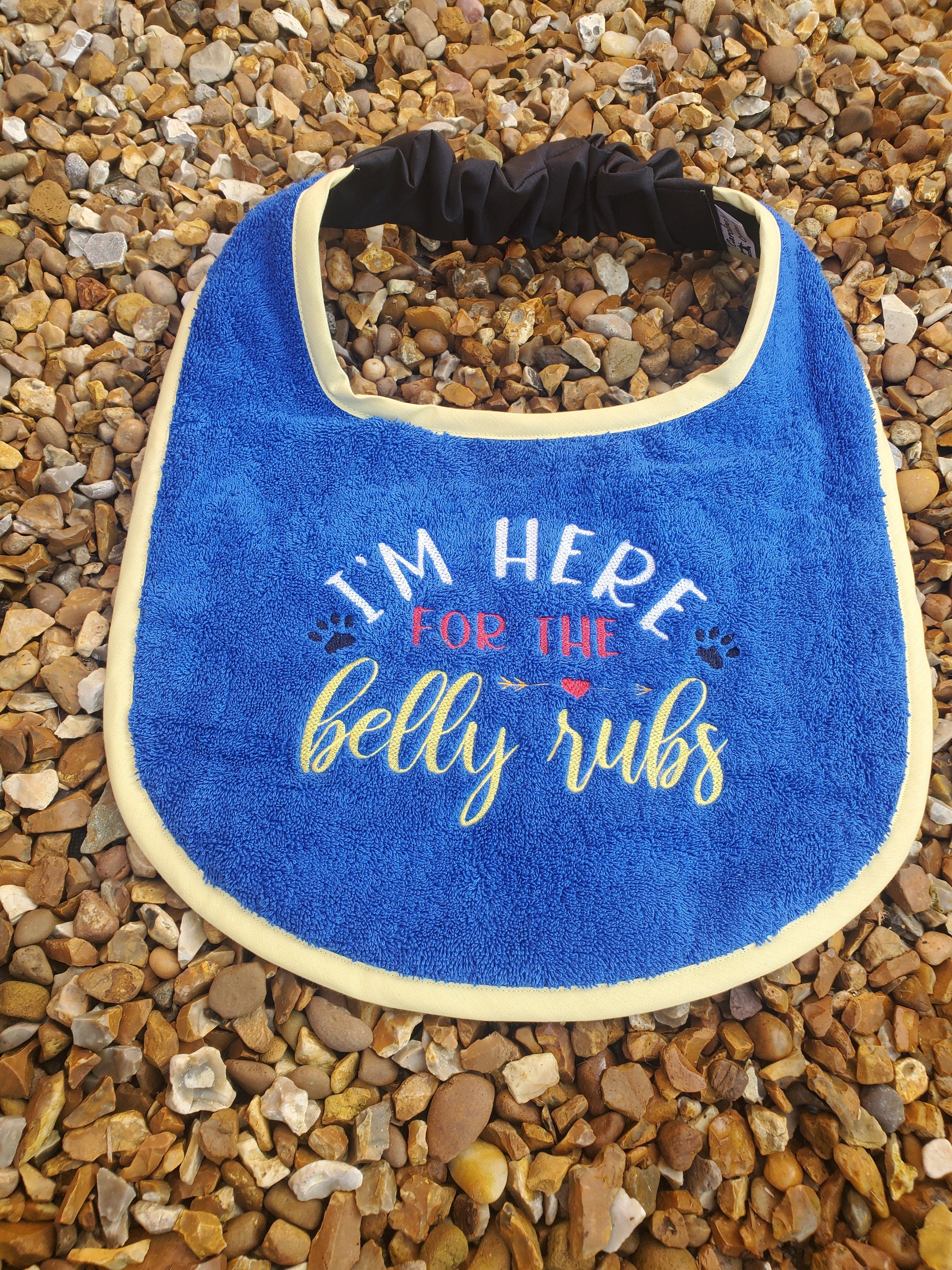 Large Breed Dog Bib: Absorbent Terry Towel, Newfoundland, St Bernard