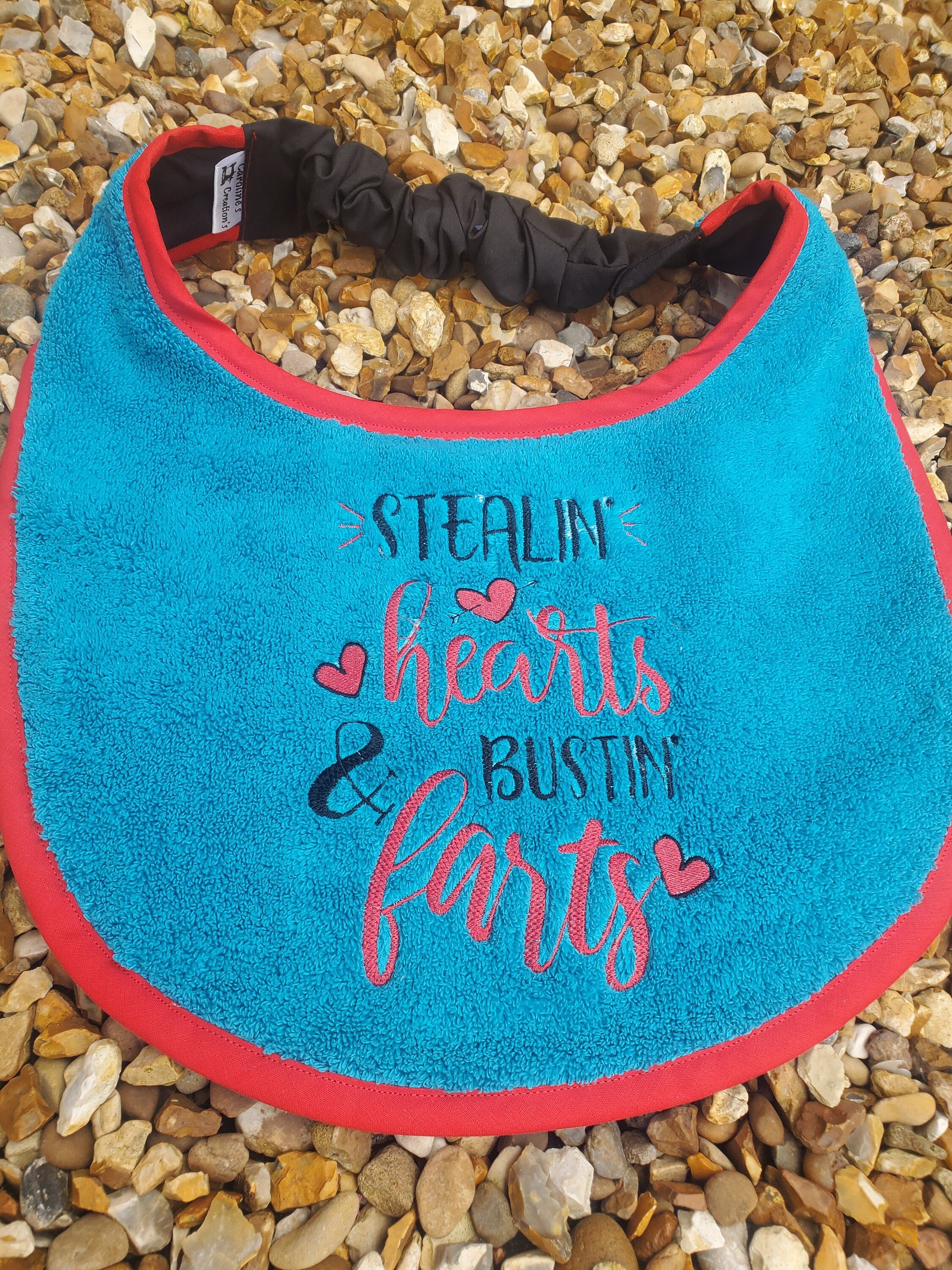 Large Breed Dog Bib: Absorbent Terry Towel, Newfoundland, Personalized