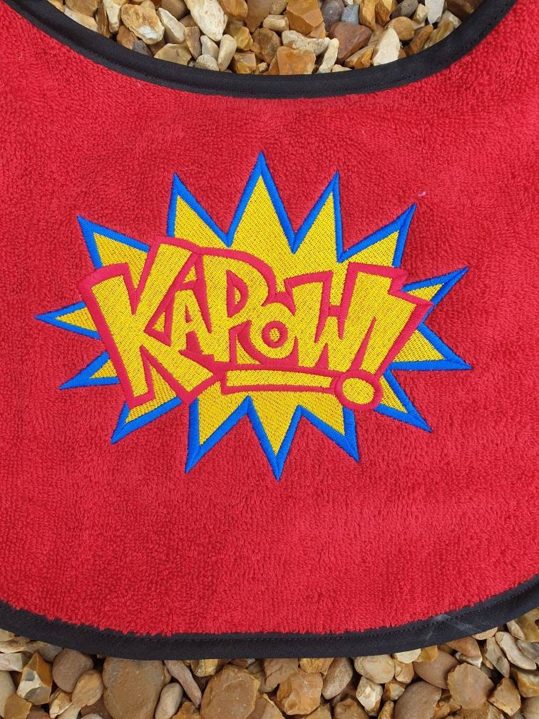 Large Breed Dog Bib: Absorbent Terry Towel, Newfoundland, St Bernard