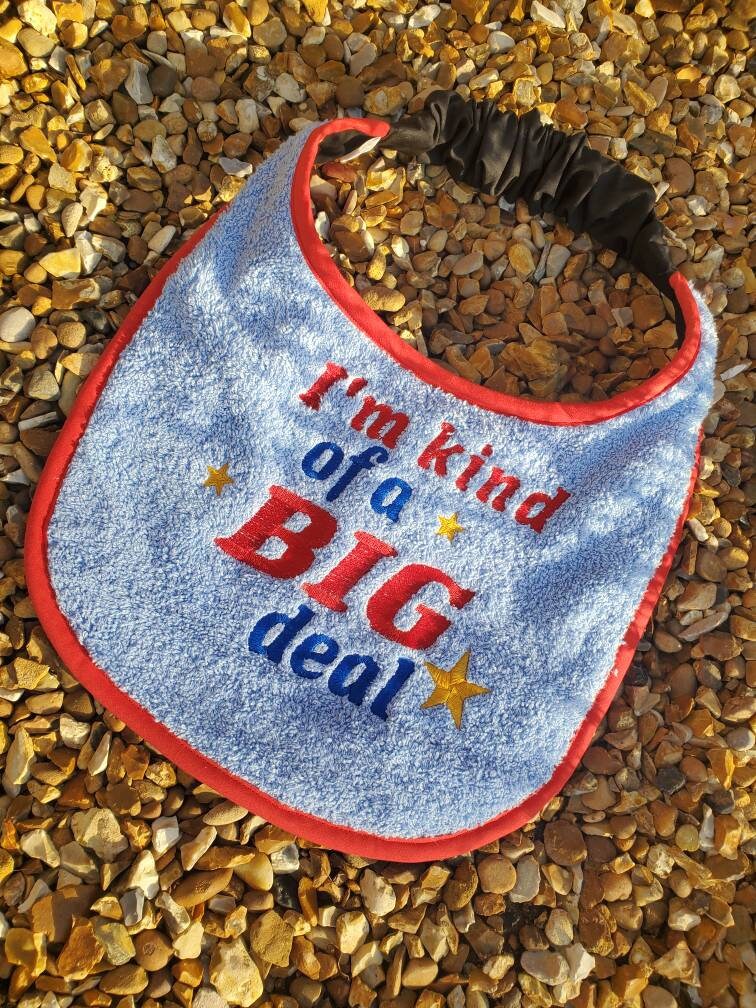 Large Breed Dog Bib: Absorbent Terry Towel, Newfoundland, St Bernard