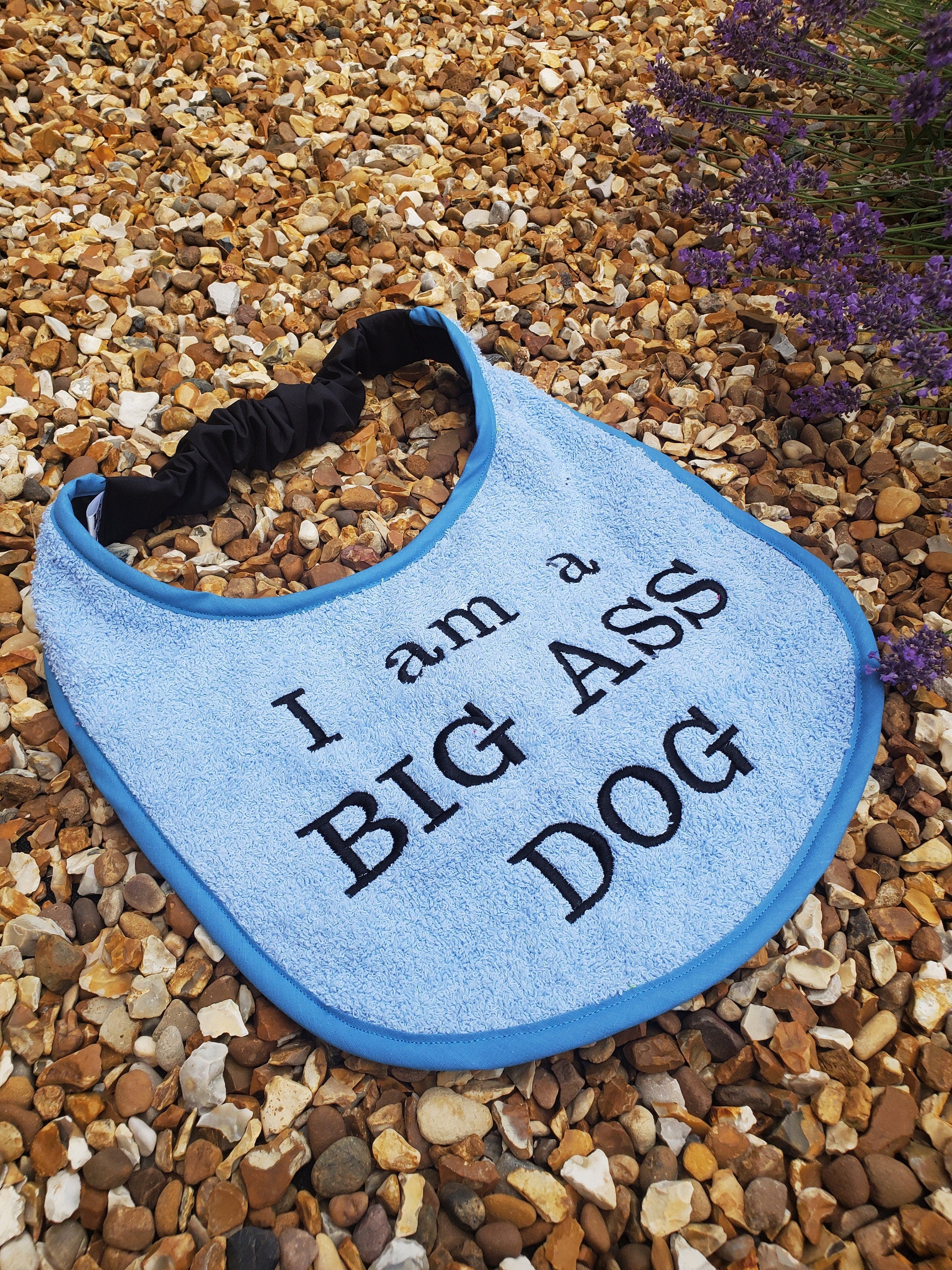 Large Breed Dog Bib: Absorbent Terry Towel, Newfoundland, St Bernard