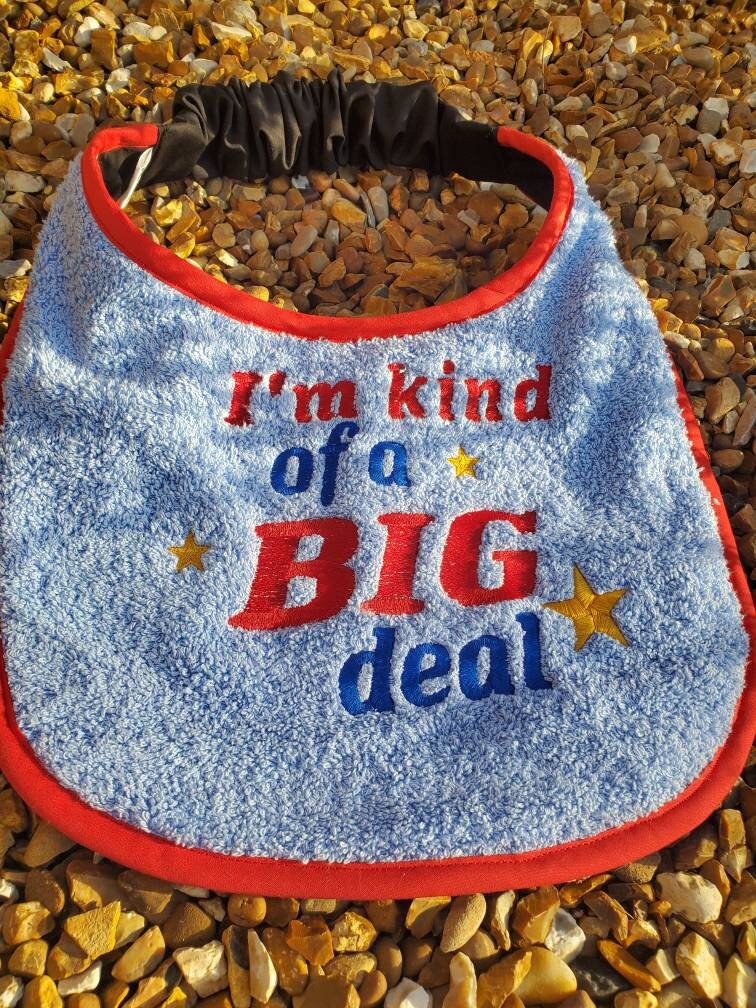Large Breed Dog Bib: Absorbent Terry Towel, Newfoundland, St Bernard