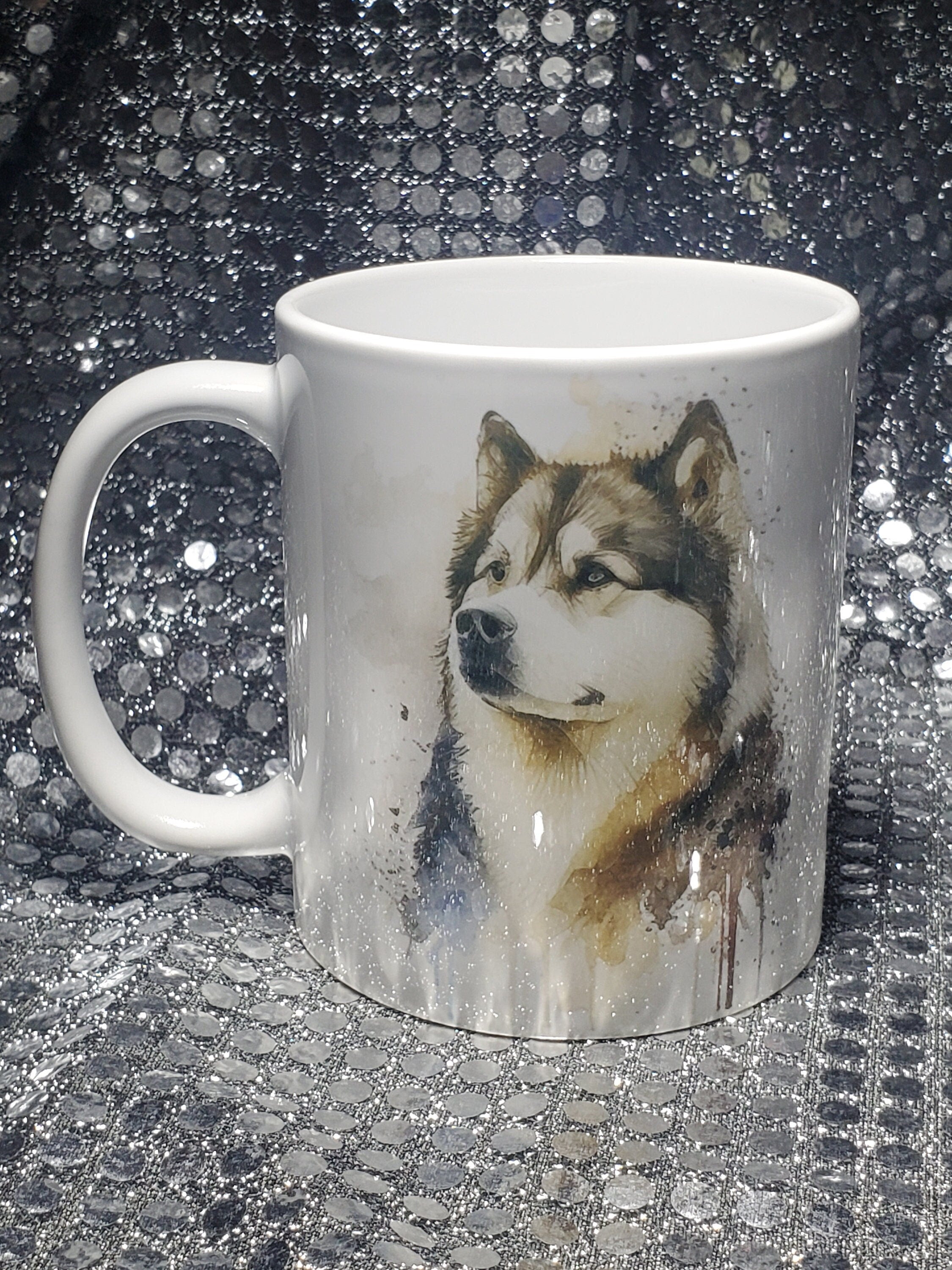 Personalized Alaskan Malamute Mug: Dog Lover Gift